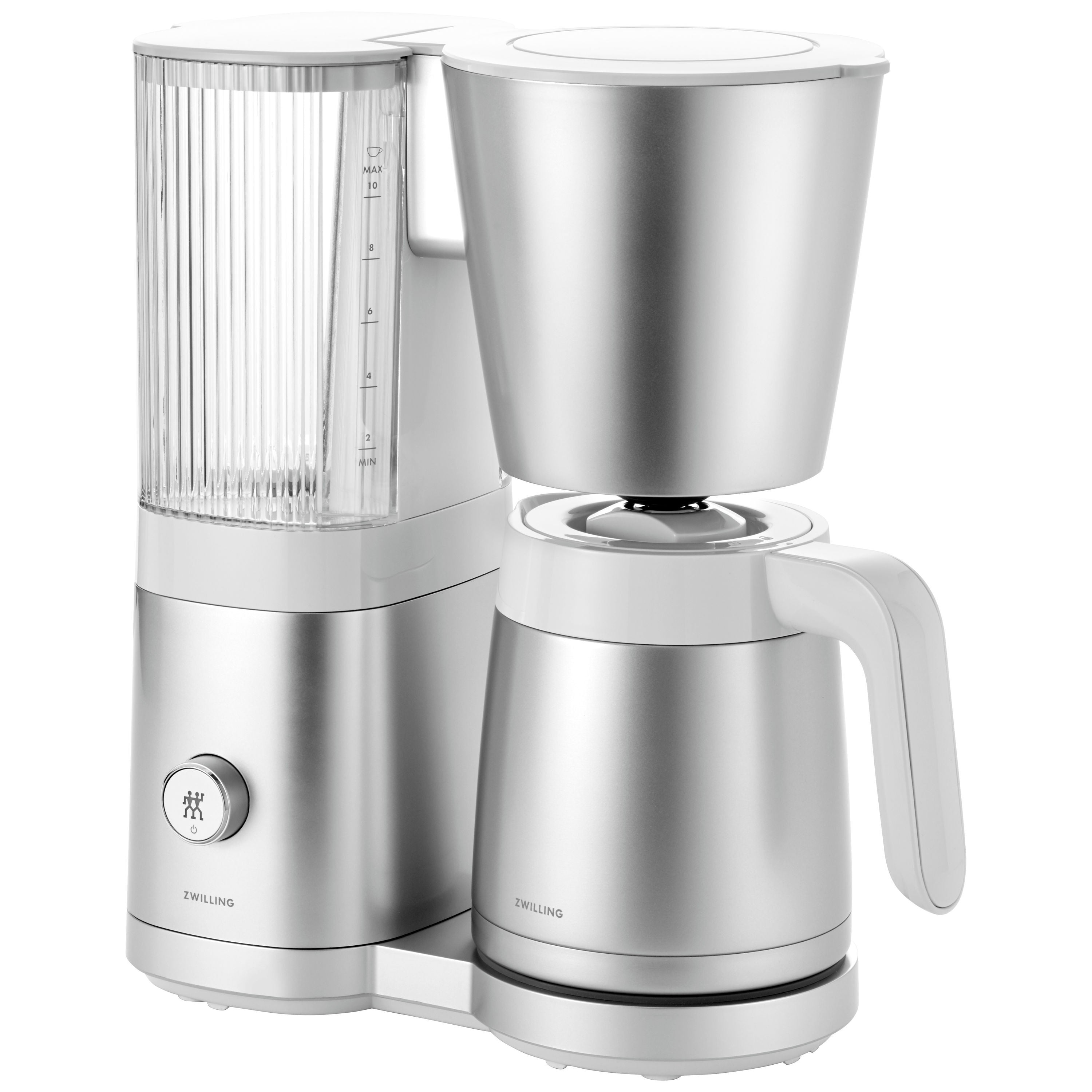 ZWILLING Enfinigy Thermal Carafe Drip Coffee Maker, Silver