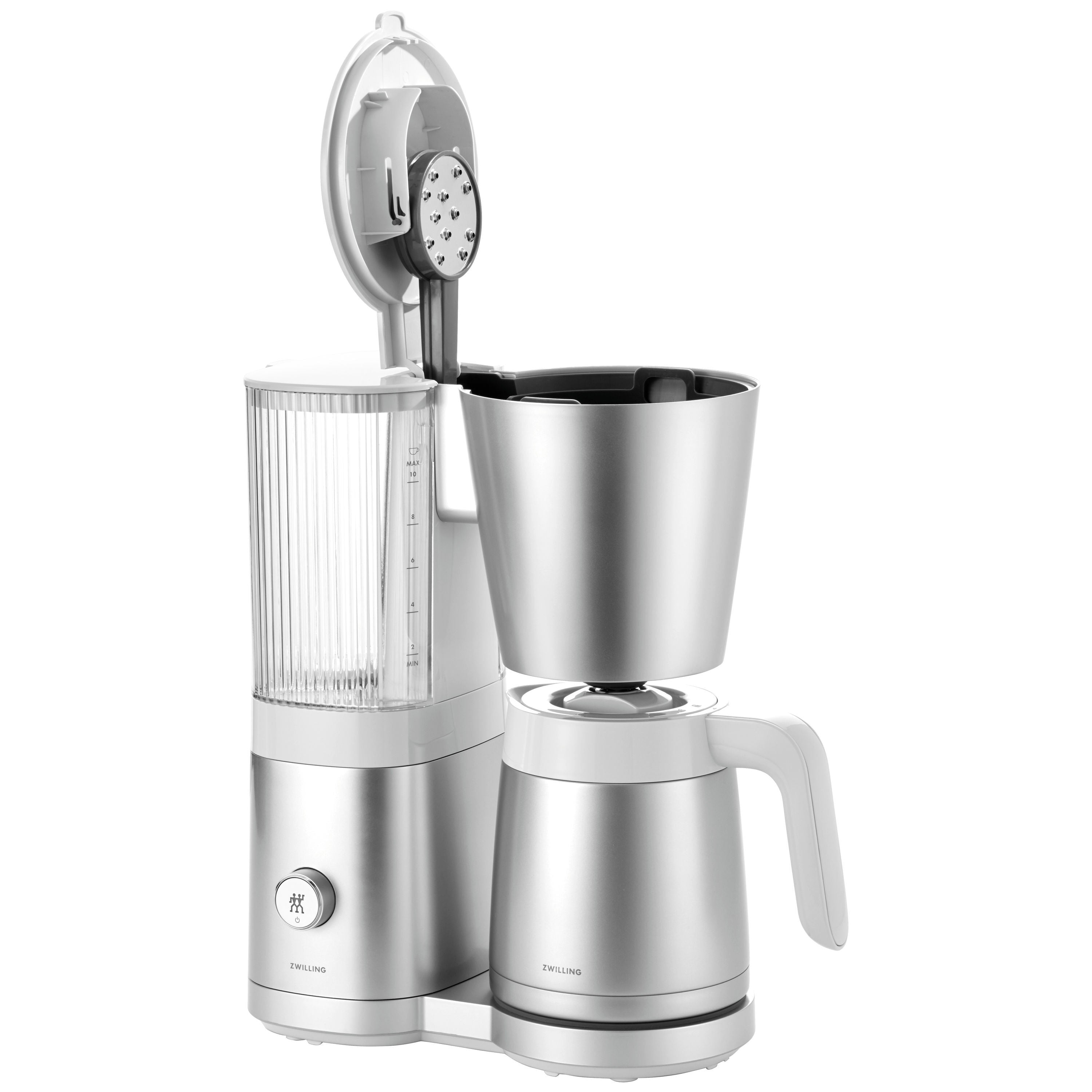 ZWILLING Enfinigy Thermal Carafe Drip Coffee Maker, Silver