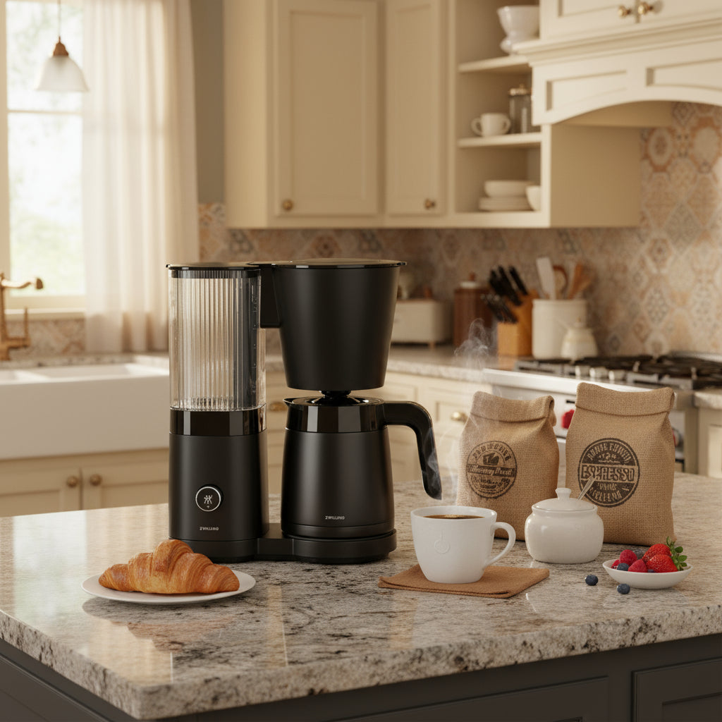 ZWILLING Enfinigy Thermal Carafe Drip Coffee Maker, Black
