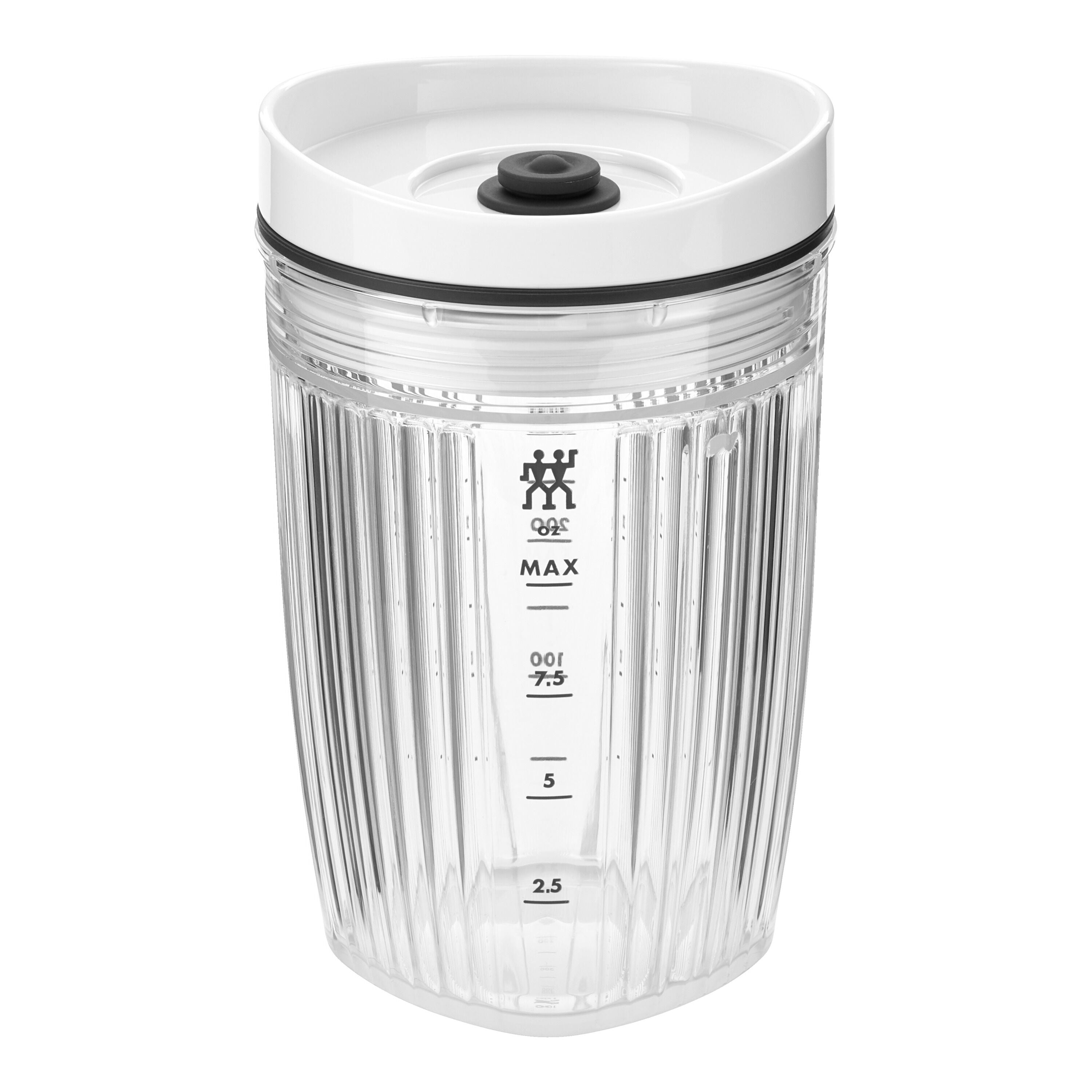 ZWILLING Enfinigy Personal Blender Jar and Vacuum Lid, 300 mL, White