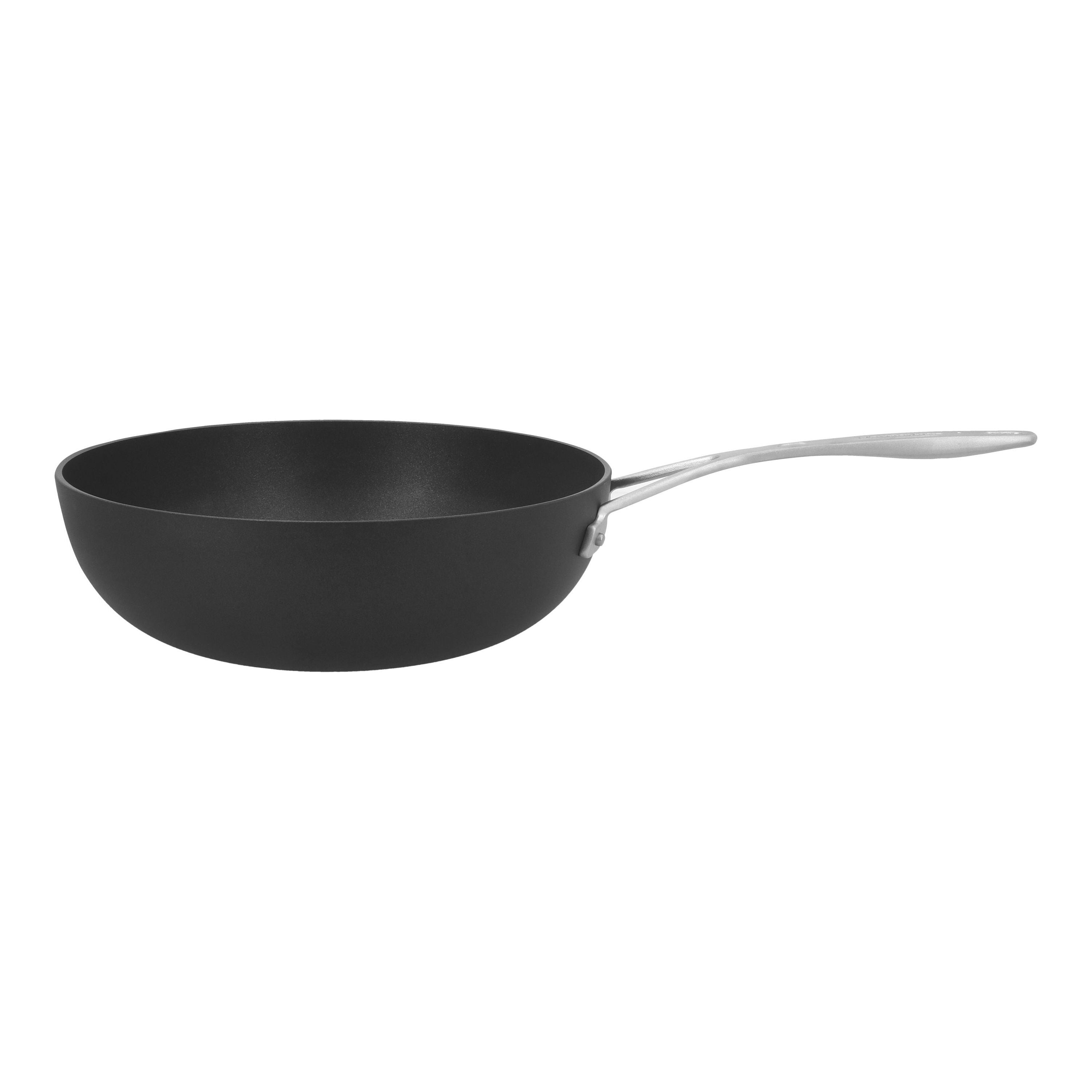DEMEYERE Alu Industry 3 28 cm / 11 inch Aluminum Wok Flat Bottom