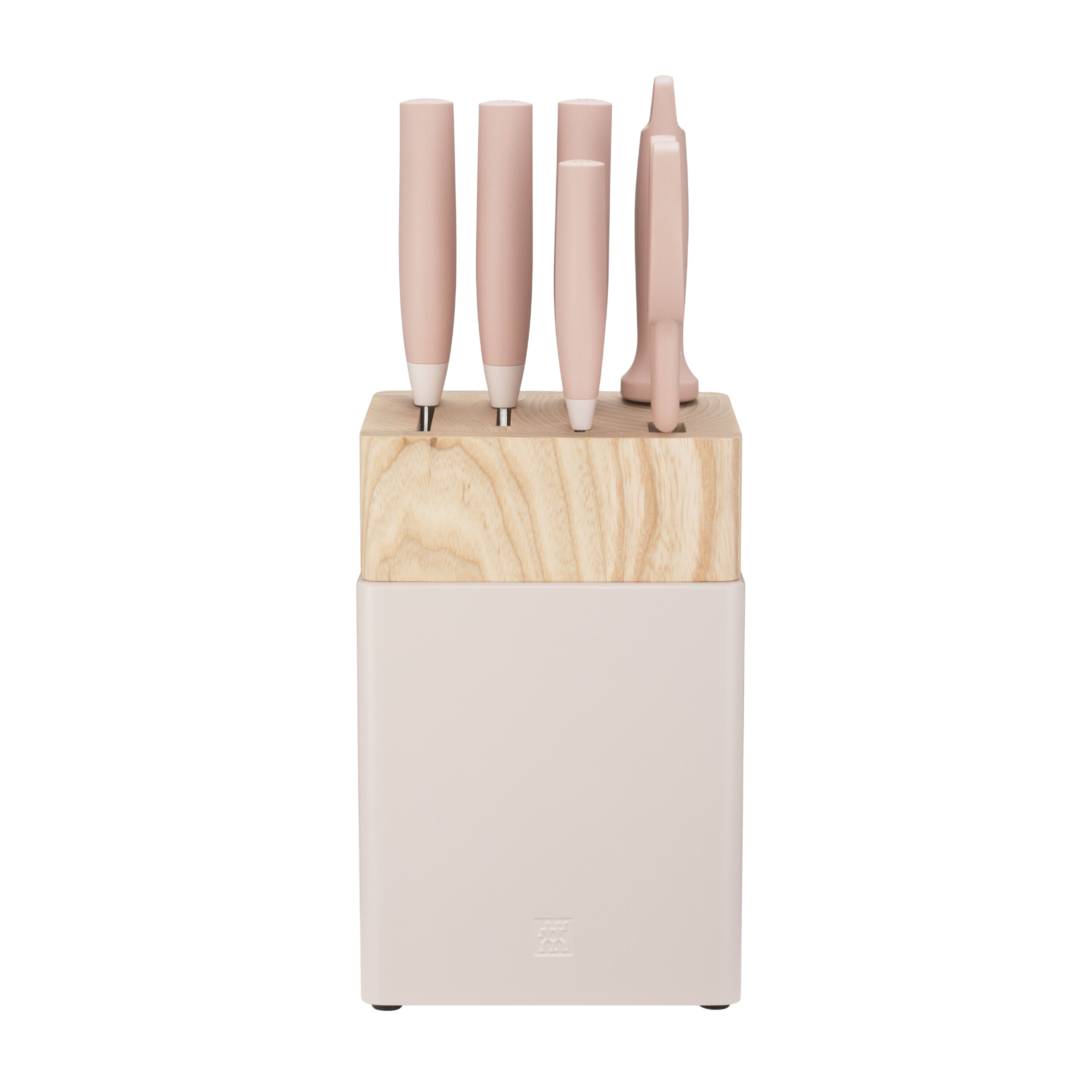 ZWILLING Now S 7 Piece Knife Block Set with Pink Handles-0