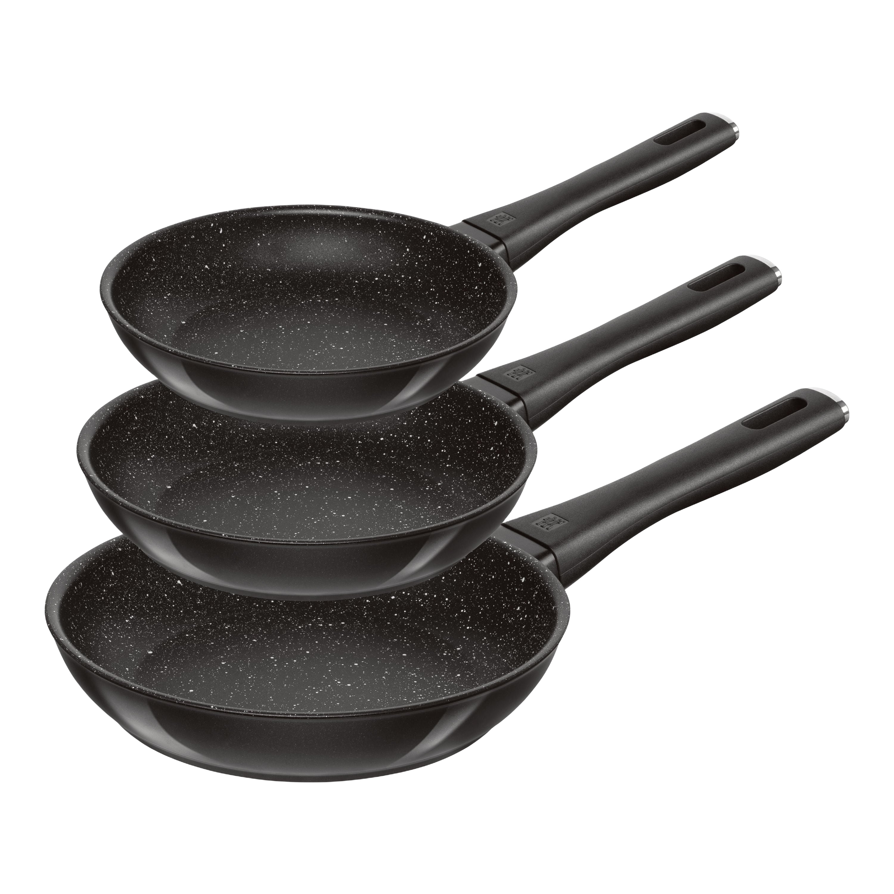 ZWILLING Marquina 3 Piece Non-Stick Aluminum Fry Pan Set Forged Italian Cookware PFOA Free DuraSlide Coating-0