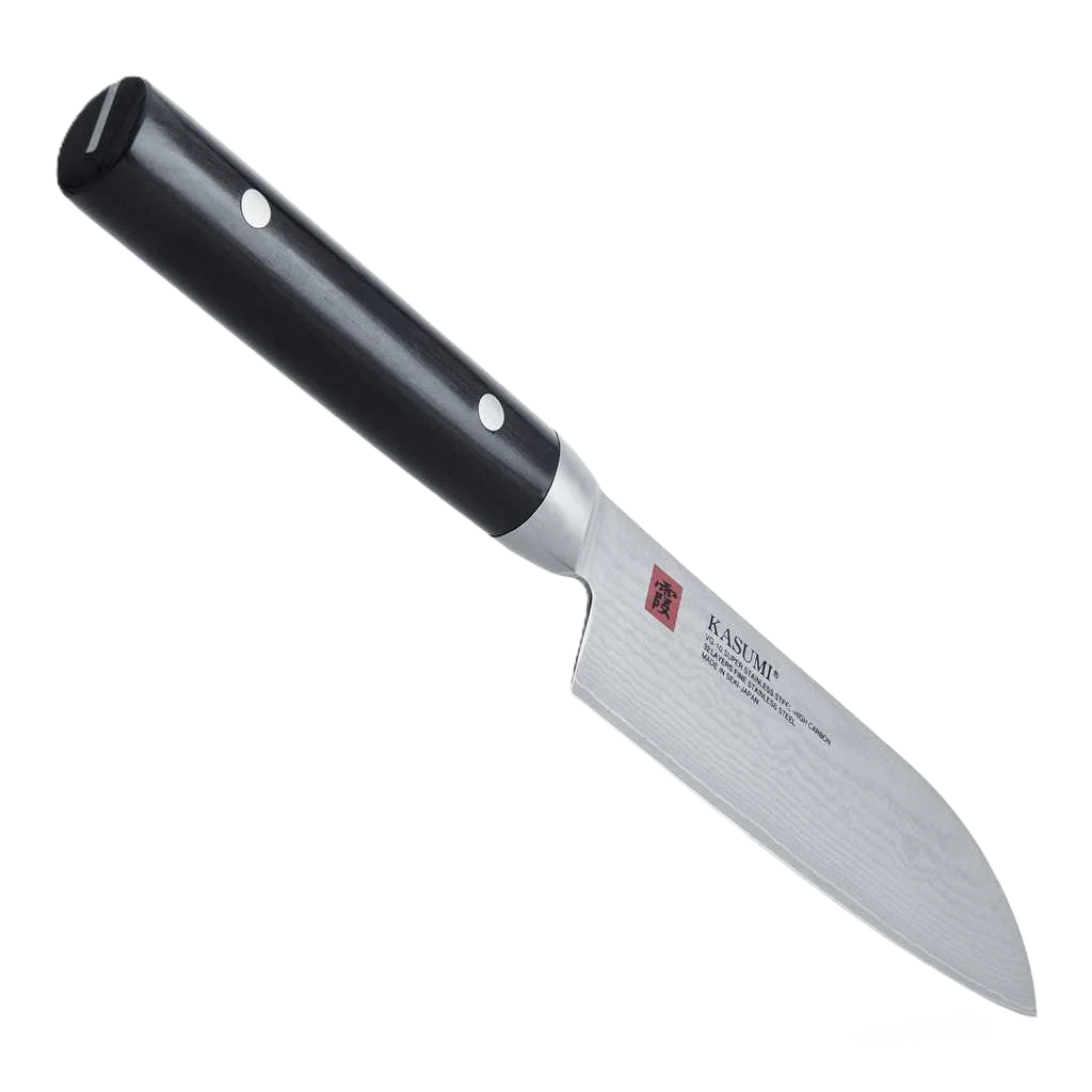 Kasumi Damascus Santoku Knife 13cm / 5" - VG-10 Steel, Made in Japan