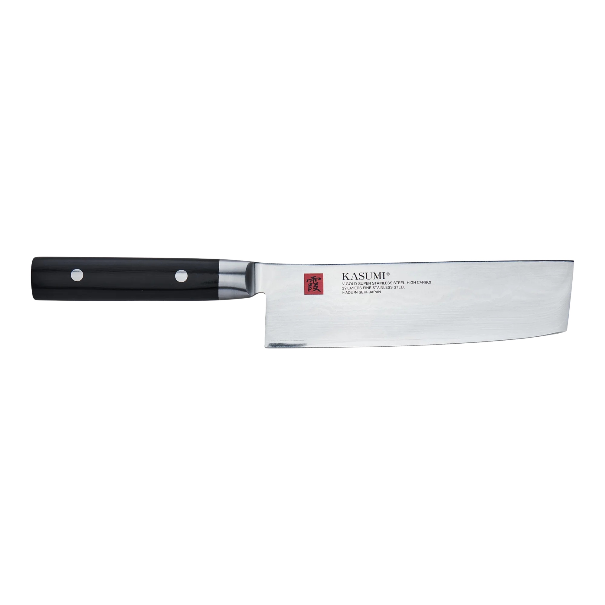 Kasumi Damascus Nakiri Vegetable Knife 17cm / 6.7" - VG-10, Made in Japan