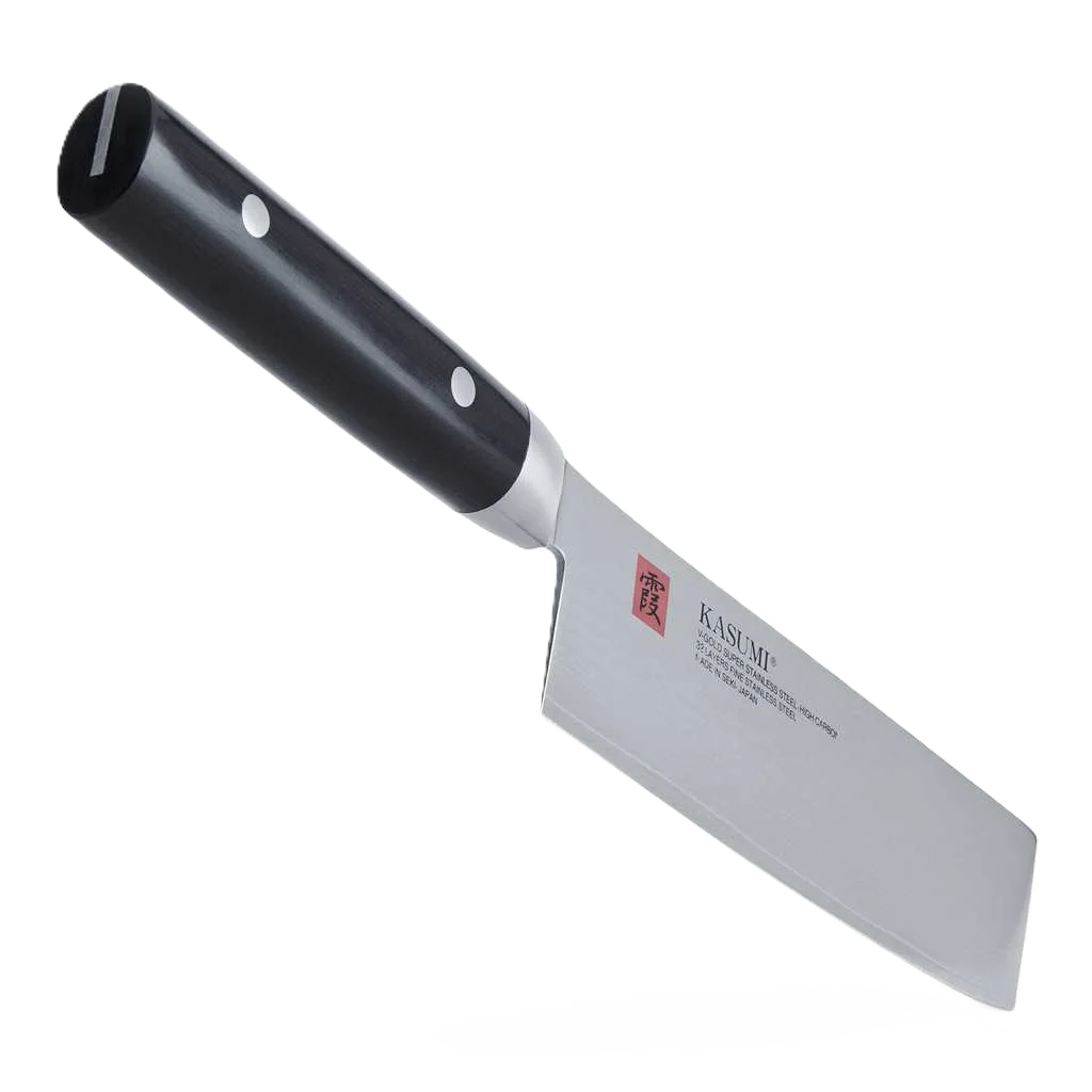 Kasumi Damascus Nakiri Vegetable Knife 17cm / 6.7" - VG-10, Made in Japan