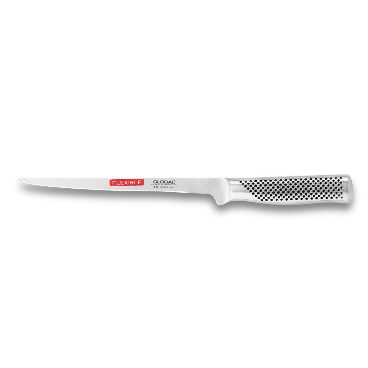 GLOBAL Swedish Filet Knife 8.3" | Flexible Japanese Stainless Blade