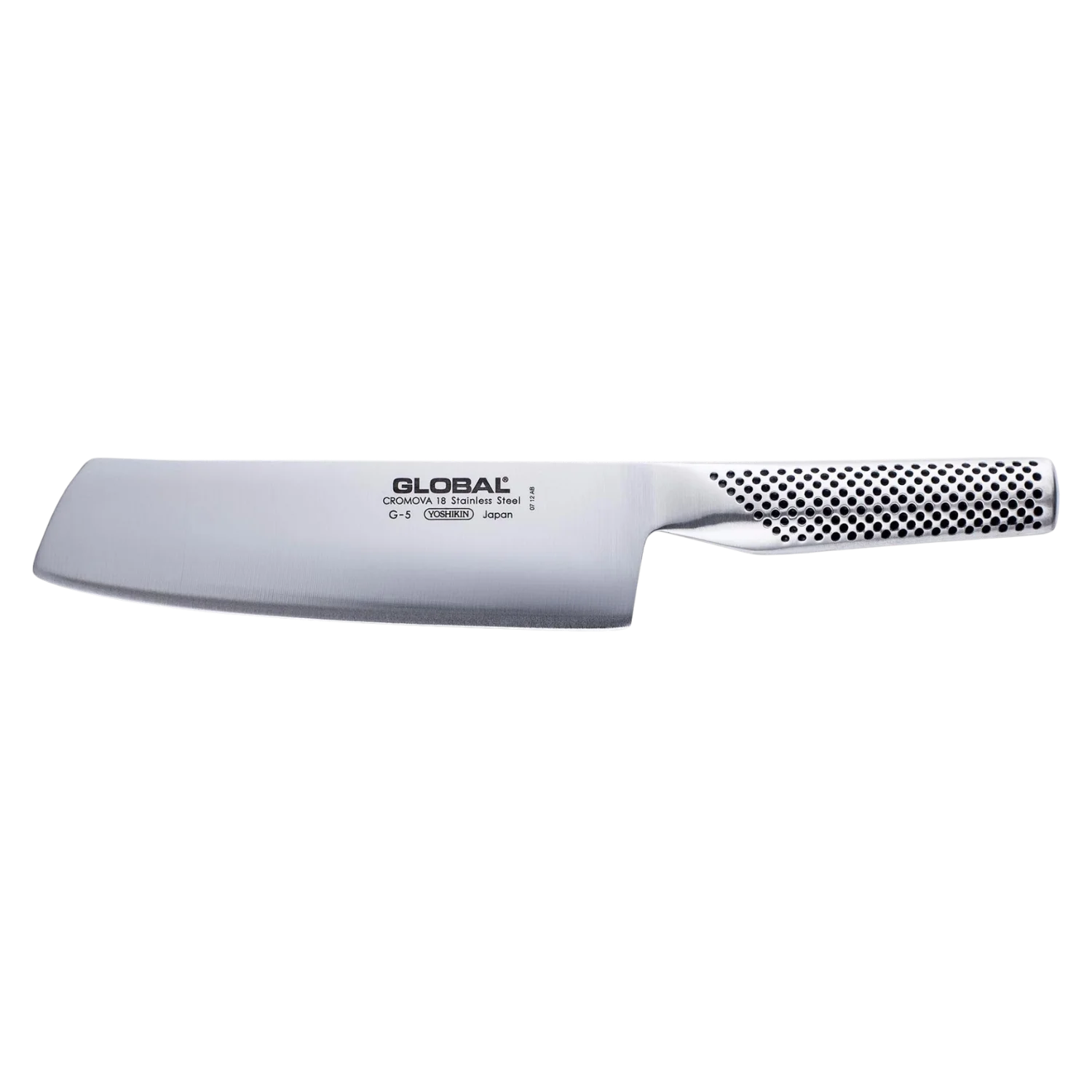 GLOBAL Vegetable Knife 18cm/7" | Japanese Stainless Steel Nakiri-Style Knife