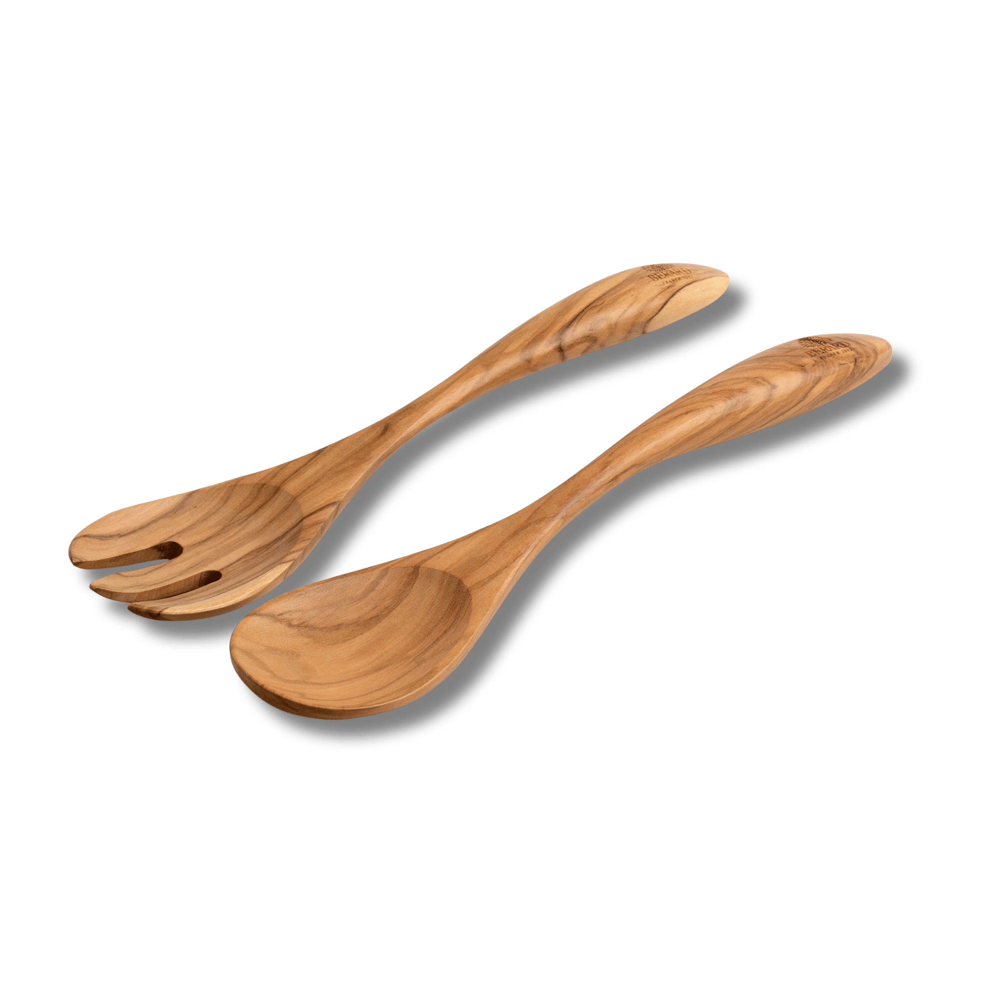 Berard Olivewood Server Set 31cm 2 Piece – FSC Certified, Handcrafted in France