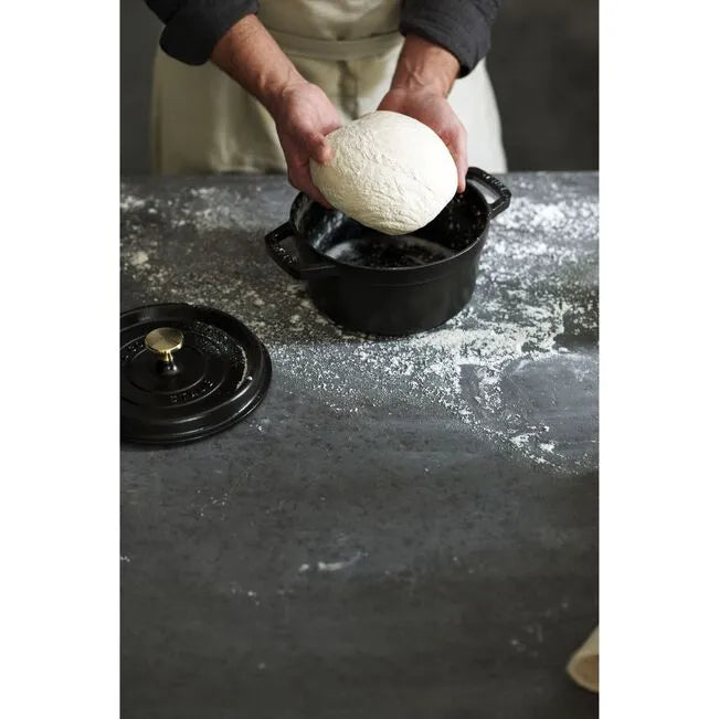 STAUB La Cocotte 2.5 L Cast Iron Round Cocotte, Black