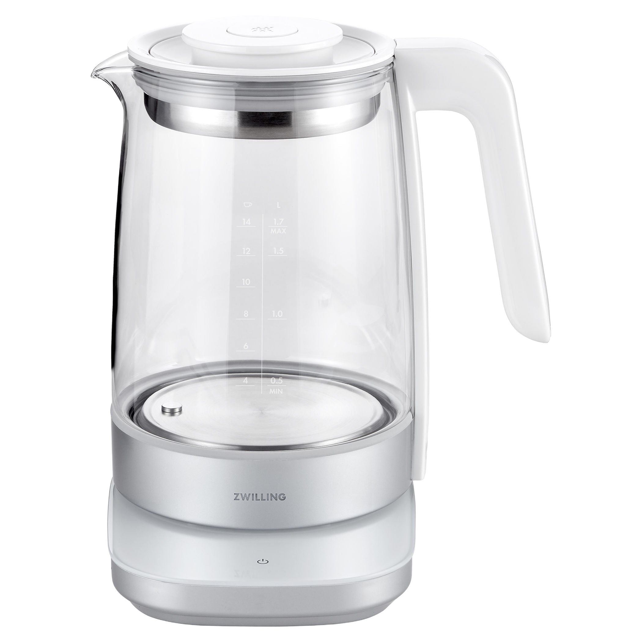 ZWILLING Enfinigy 1.7 L Glass Programable Electric Kettle - Silver-2