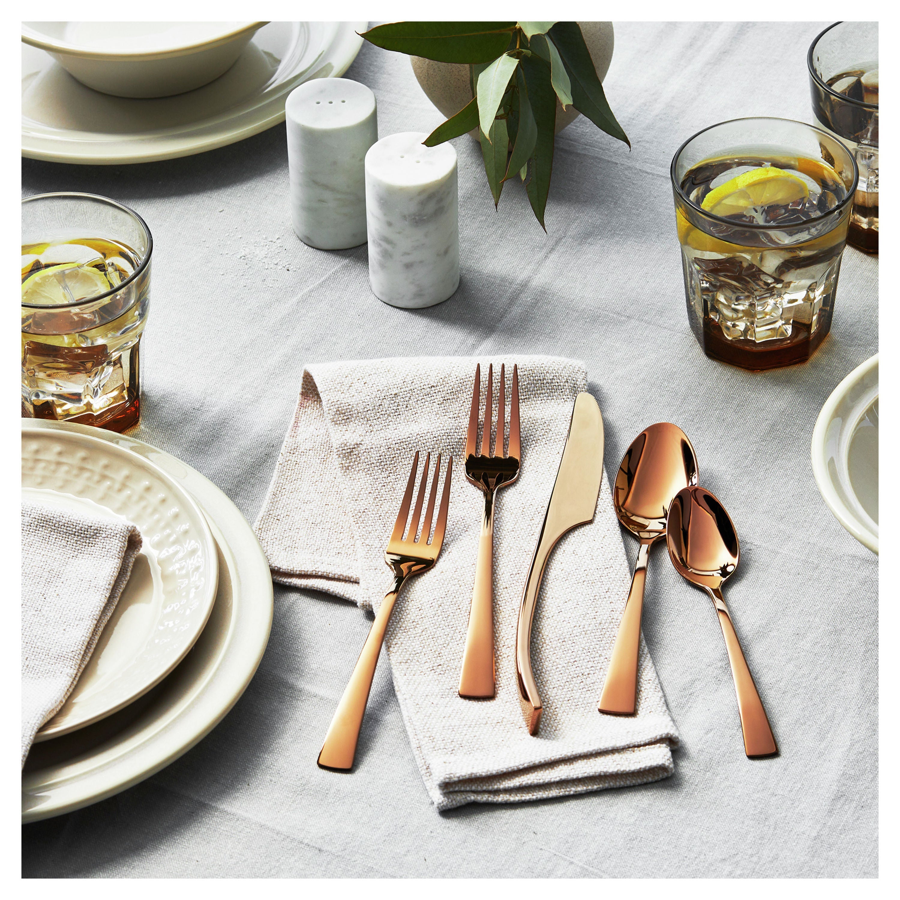 Zwilling Bellasera 20-Piece Rose Gold Stainless Steel Flatware Set-1