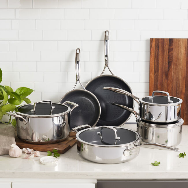 ZWILLING Peak 10 Piece Stainless Steel Cookware Set