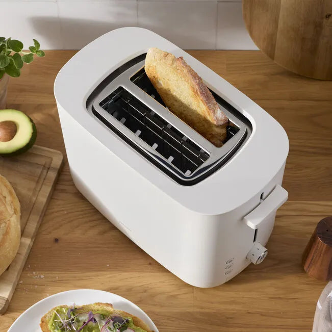 Enfinigy 2-Slot Toaster with Adjustable Browning  - White