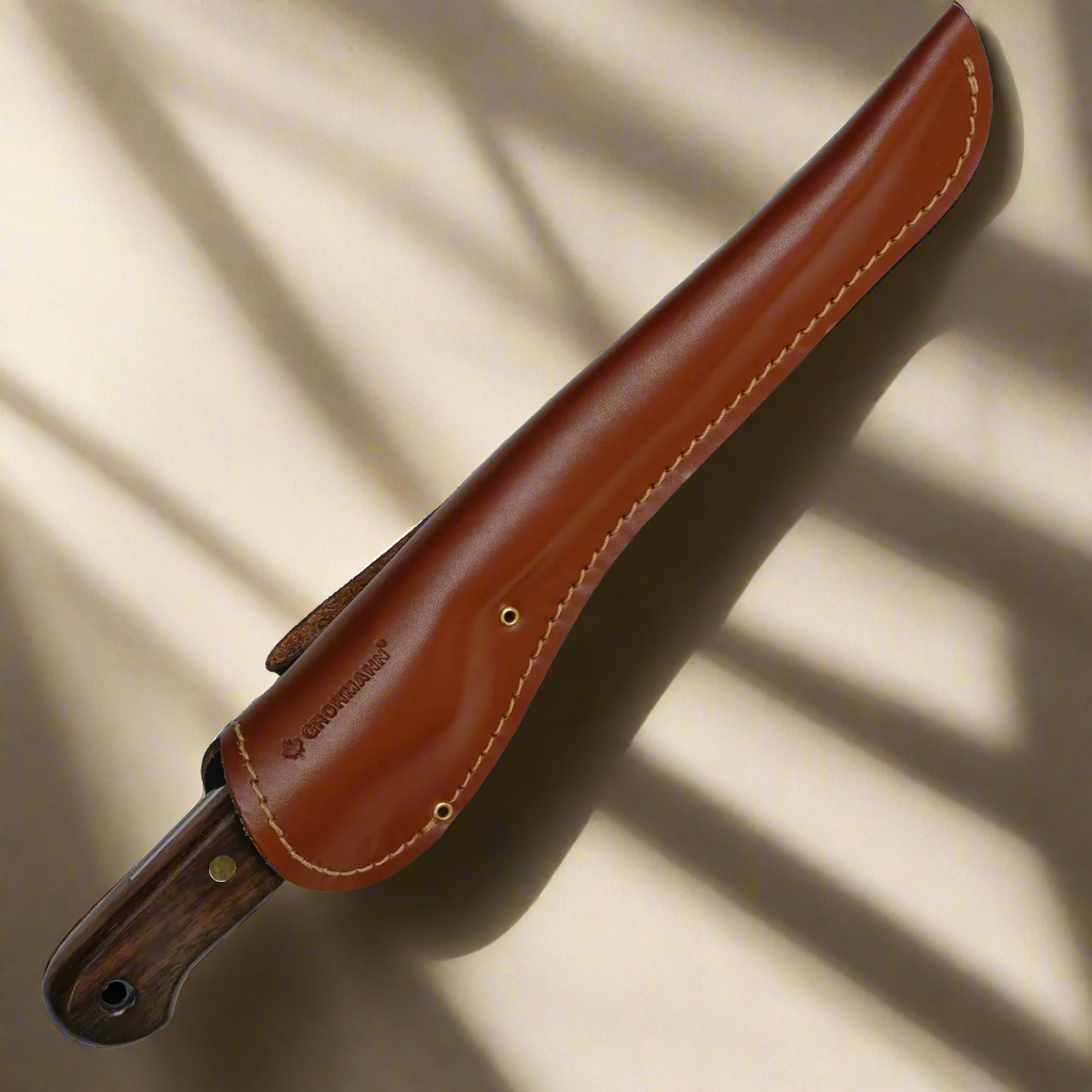 Regular Line Fillet Knife & Leather Sheath 6" Blade