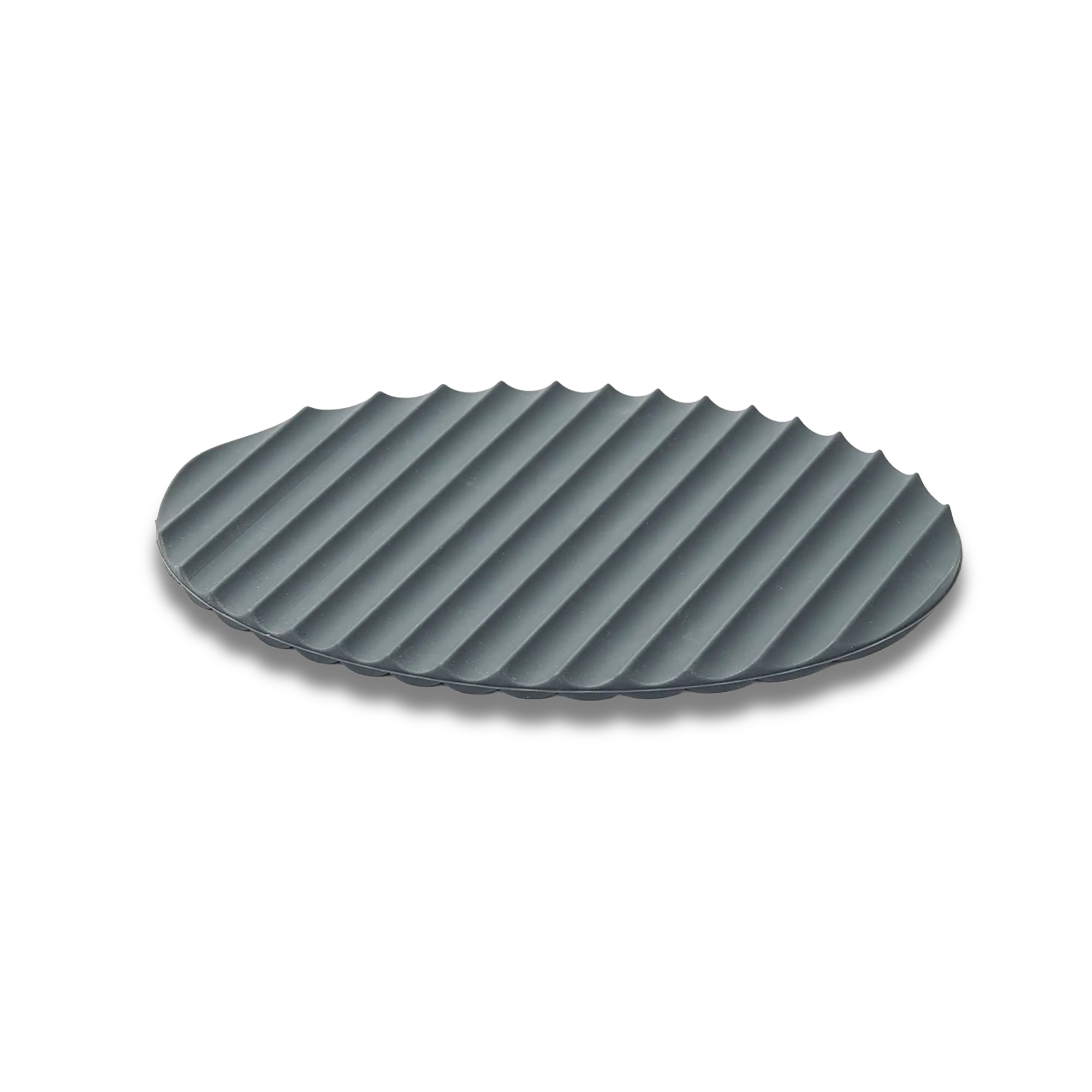 Eatoco Nami Silicone Mat – Heat-Resistant & Non-Slip Pot Holder - Dark Grey