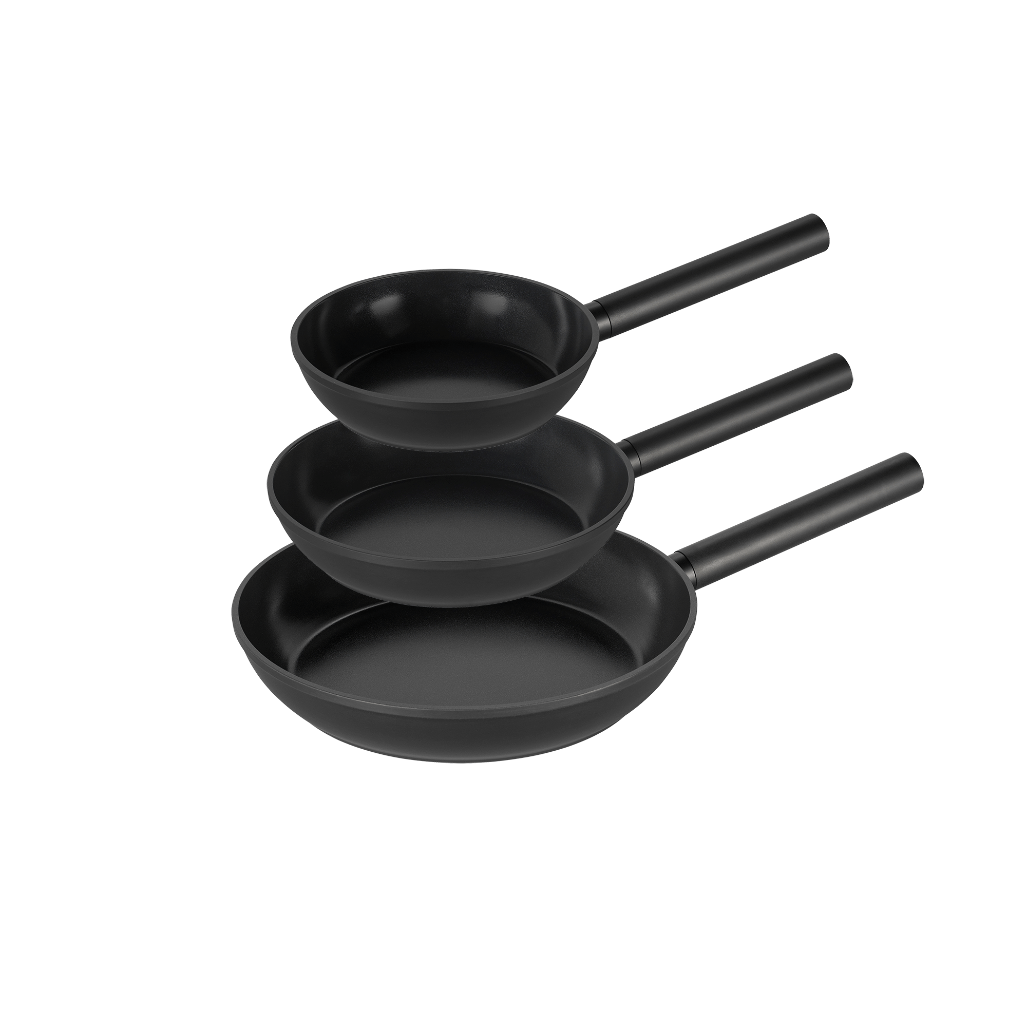COMBEKK | Ceramic Aluminum Fry Pan Set of Three