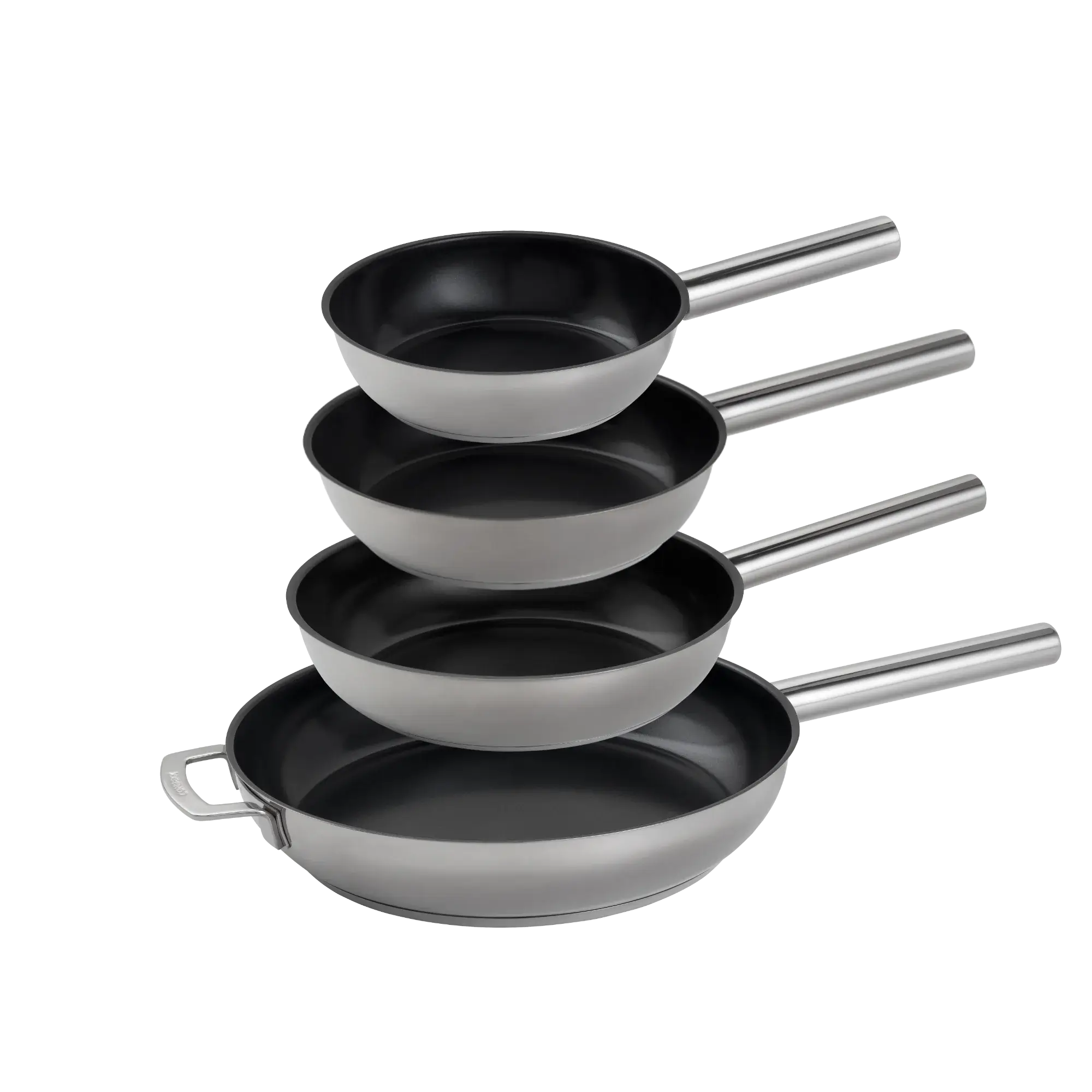 Combekk | Ceramic Stainless Steel FRY Pan Set of Four