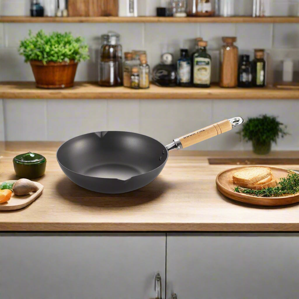 Yoshikawa Cook-Pal Ren Deep Frying Pan Set of two | Made in Japan