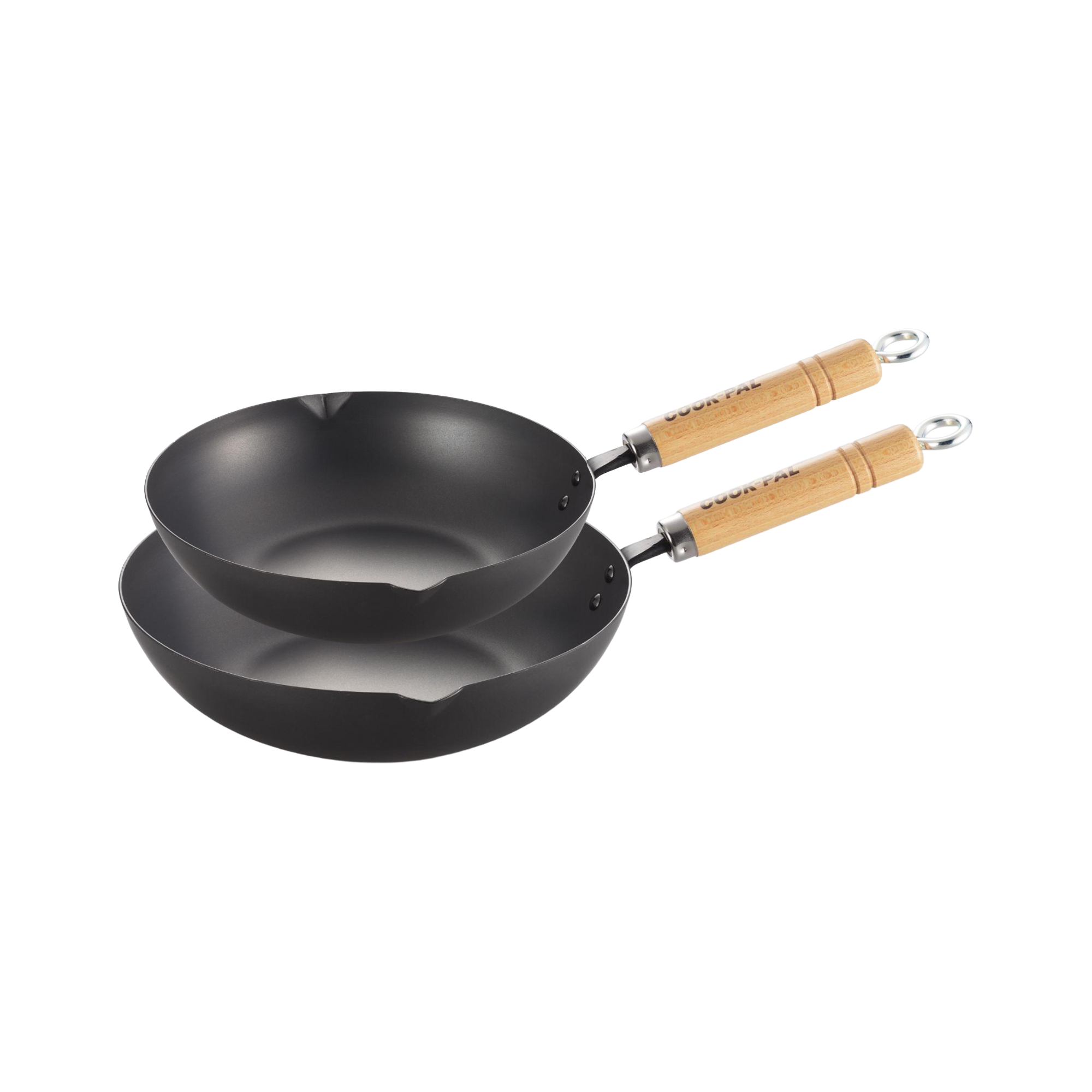 Yoshikawa Cook-Pal Ren Deep Frying Pan Set of two | Made in Japan