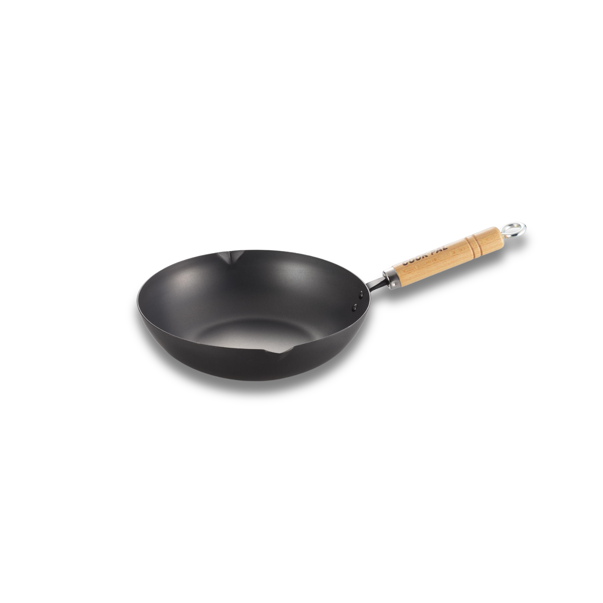 Yoshikawa Cook-Pal Ren Deep Frying Pan 24cm– Nitrided Carbon Steel, Made in Japan