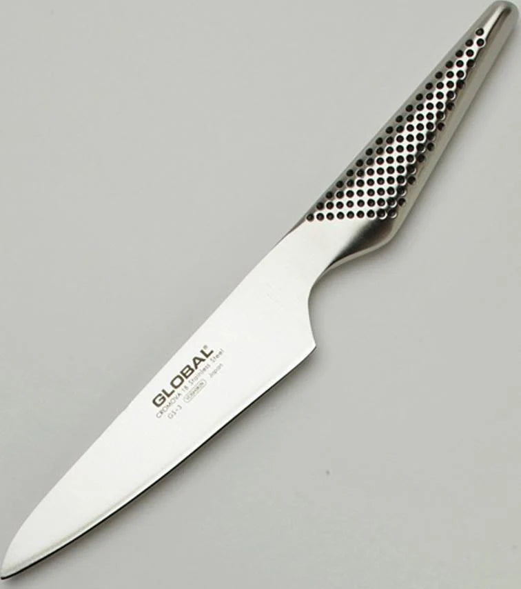 GLOBAL Cooks Knife 13cm/5" Japanese CROMOVA 18 Stainless Steel