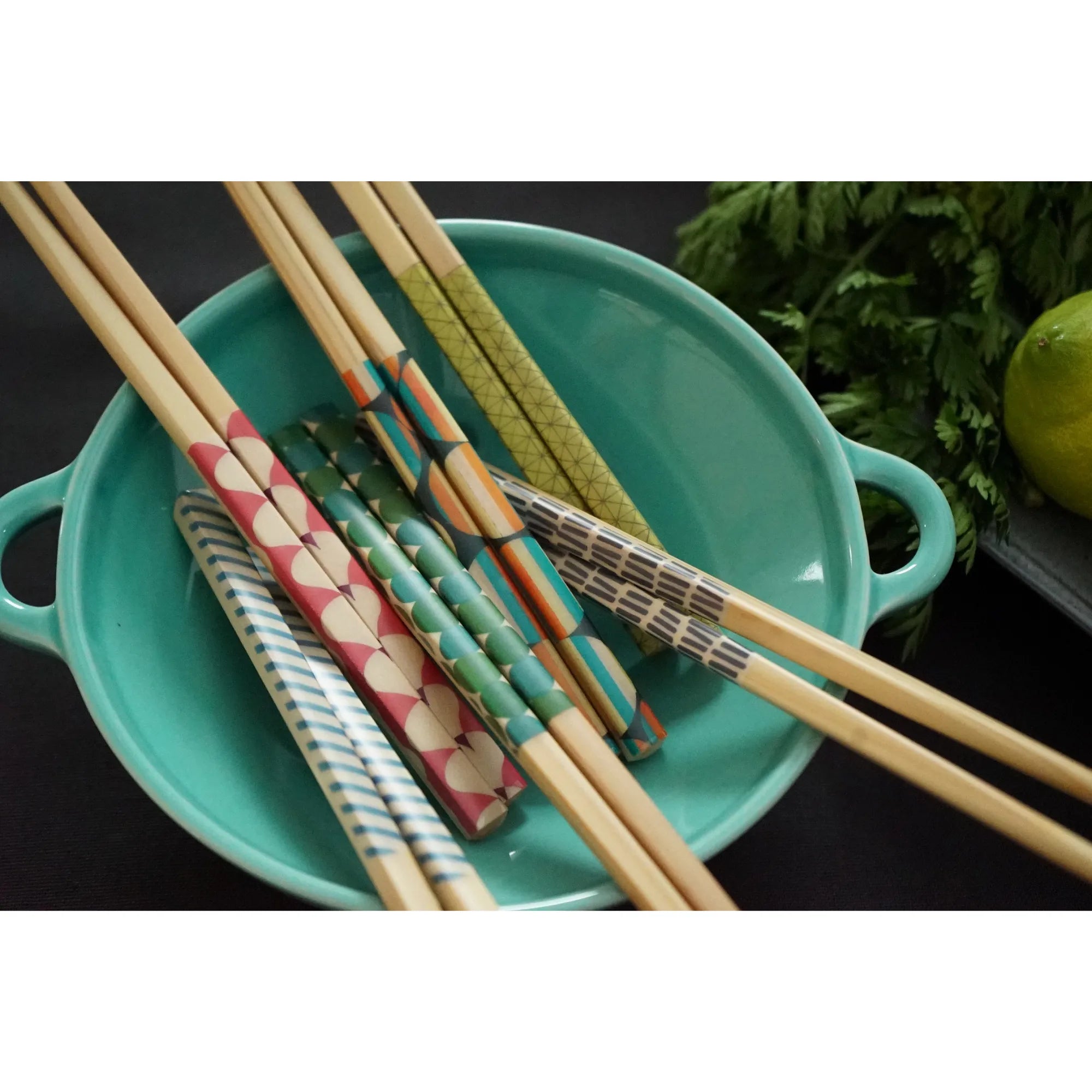 IHANA Japanese Chopsticks - Beautiful Art & Intricate Patterns