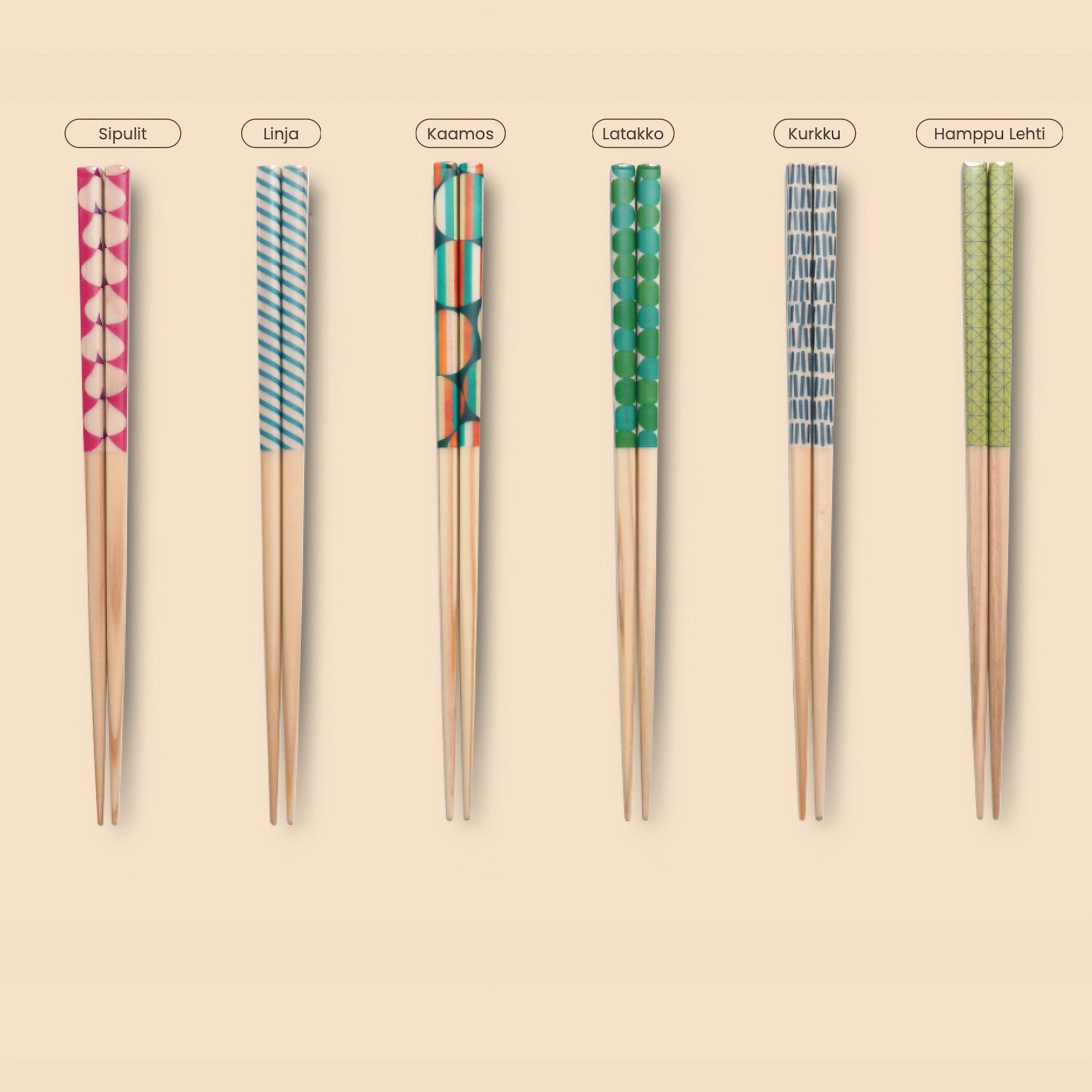 IHANA Japanese Chopsticks - Beautiful Art & Intricate Patterns