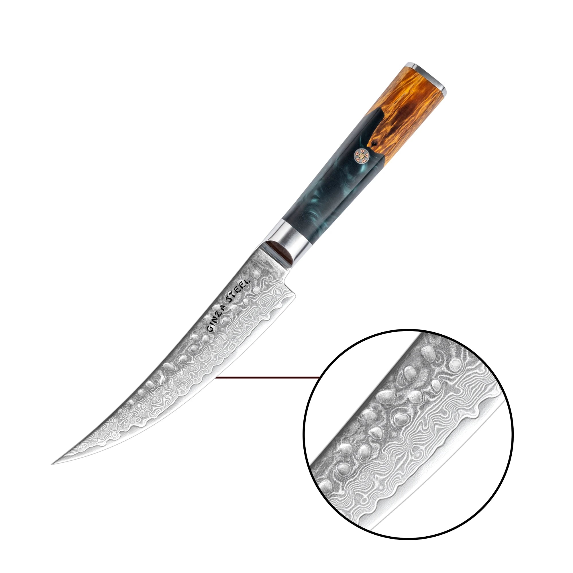 Kaze Katana – 6-Inch Boning Knife, Damascus VG10 Steel, 67 Layers (Copy)