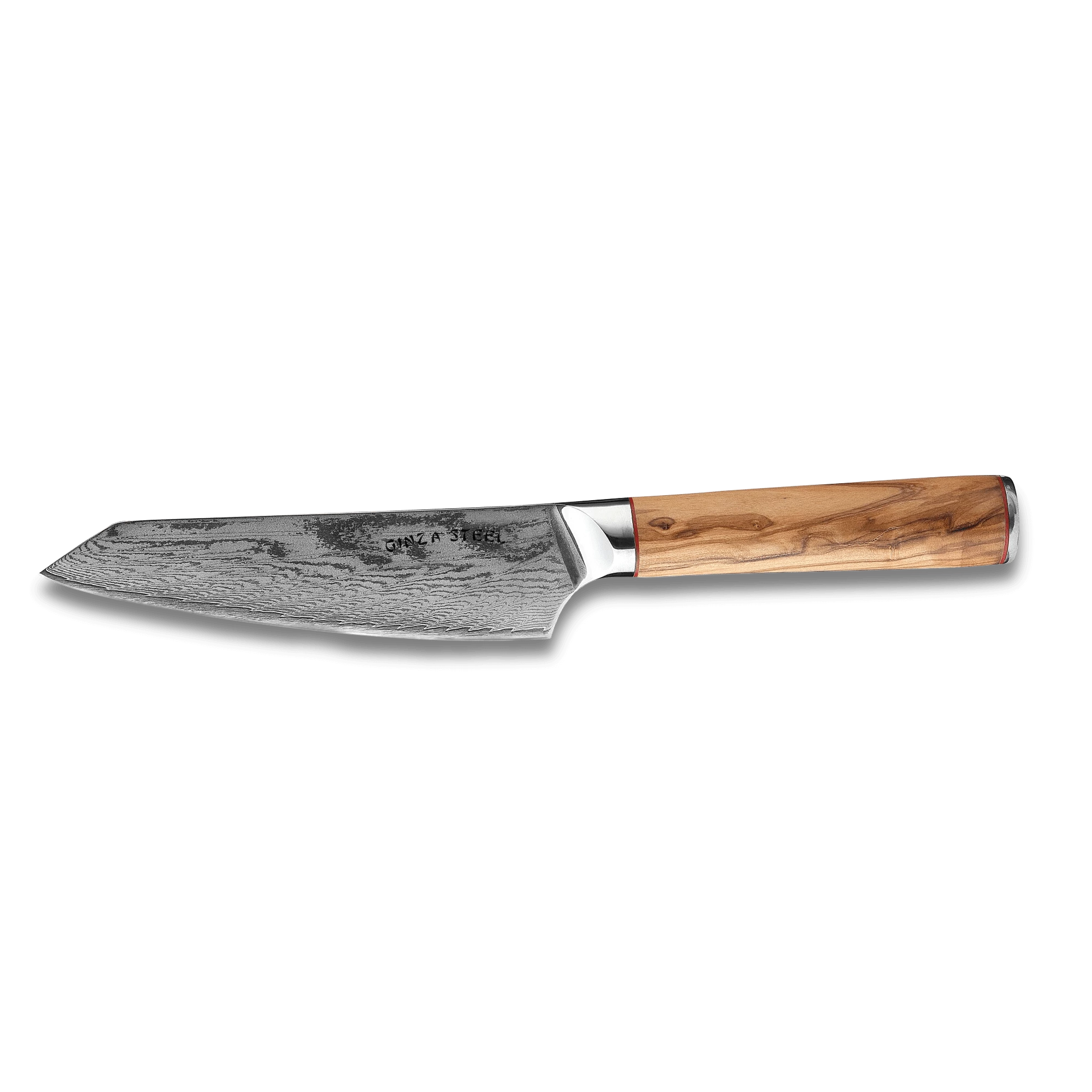 MIA 17 | Chef couteau 6.5 " Damascus AUS10 Steel 67 Layer/Italian Olive Wood Handle