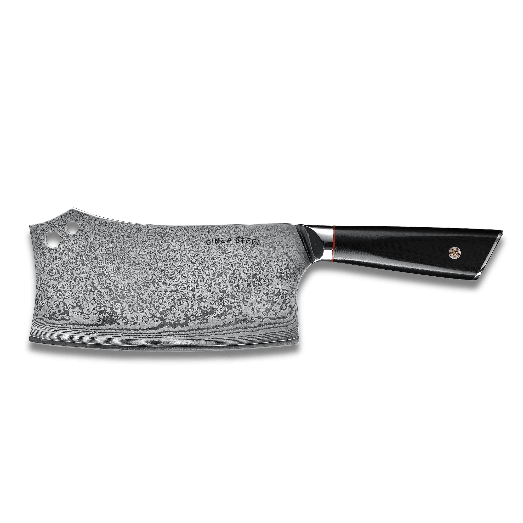 HAGAKURE Y | Chopping Knife 7" Damascus VG10 Steel