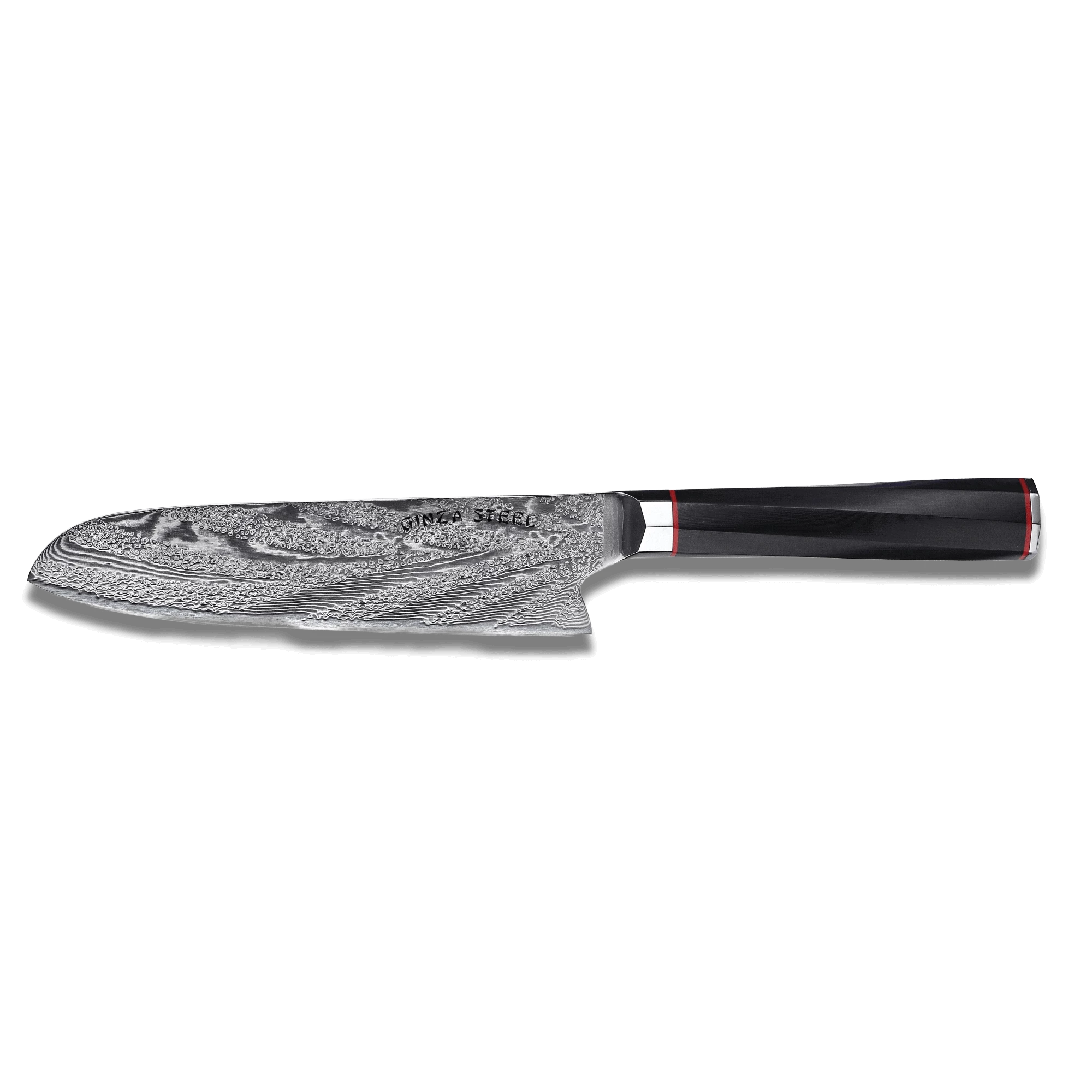 KATANA 18 | Japanese Style Santoku Knife 7" Damascus VG10 Steel 67 layer