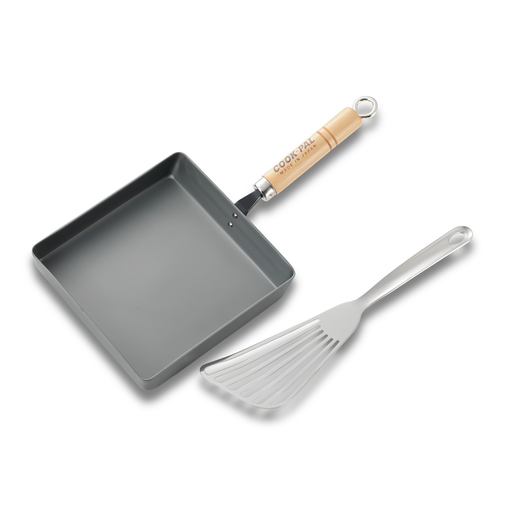 Yoshikawa Cook-Pal Ren Rolled Omelette Pan Set – Medium & Large | Made in Japanese