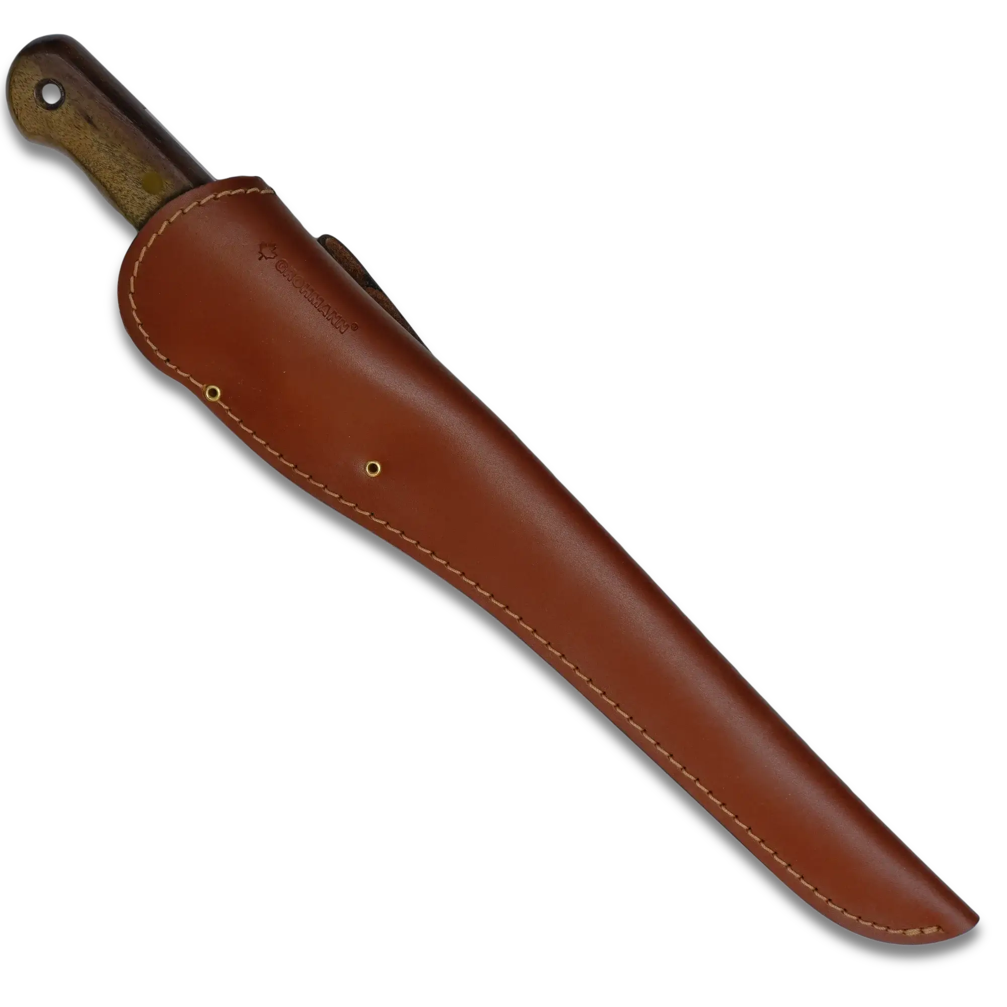 Regular Line Fillet Knife & Leather Sheath 8" Blade