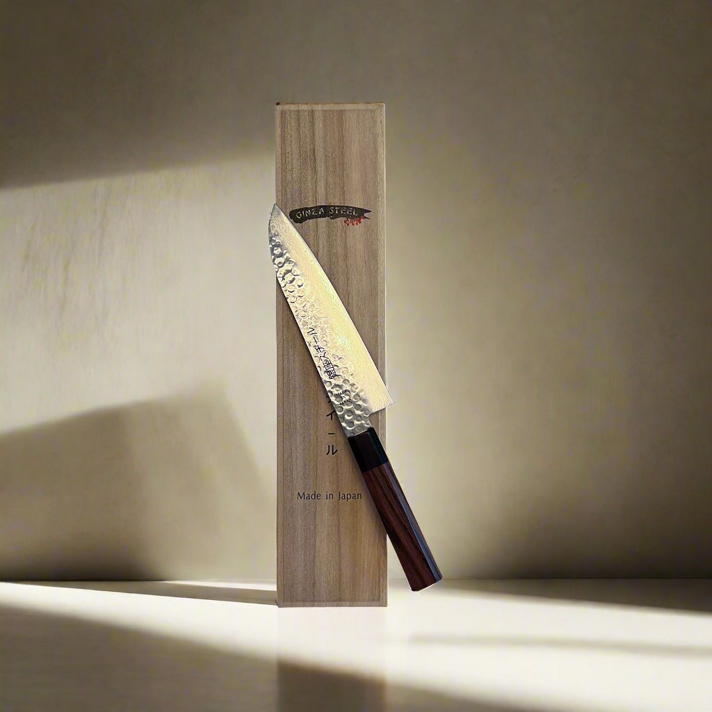 GINZA STEEL TAKAYA SANTOKU KNIFE