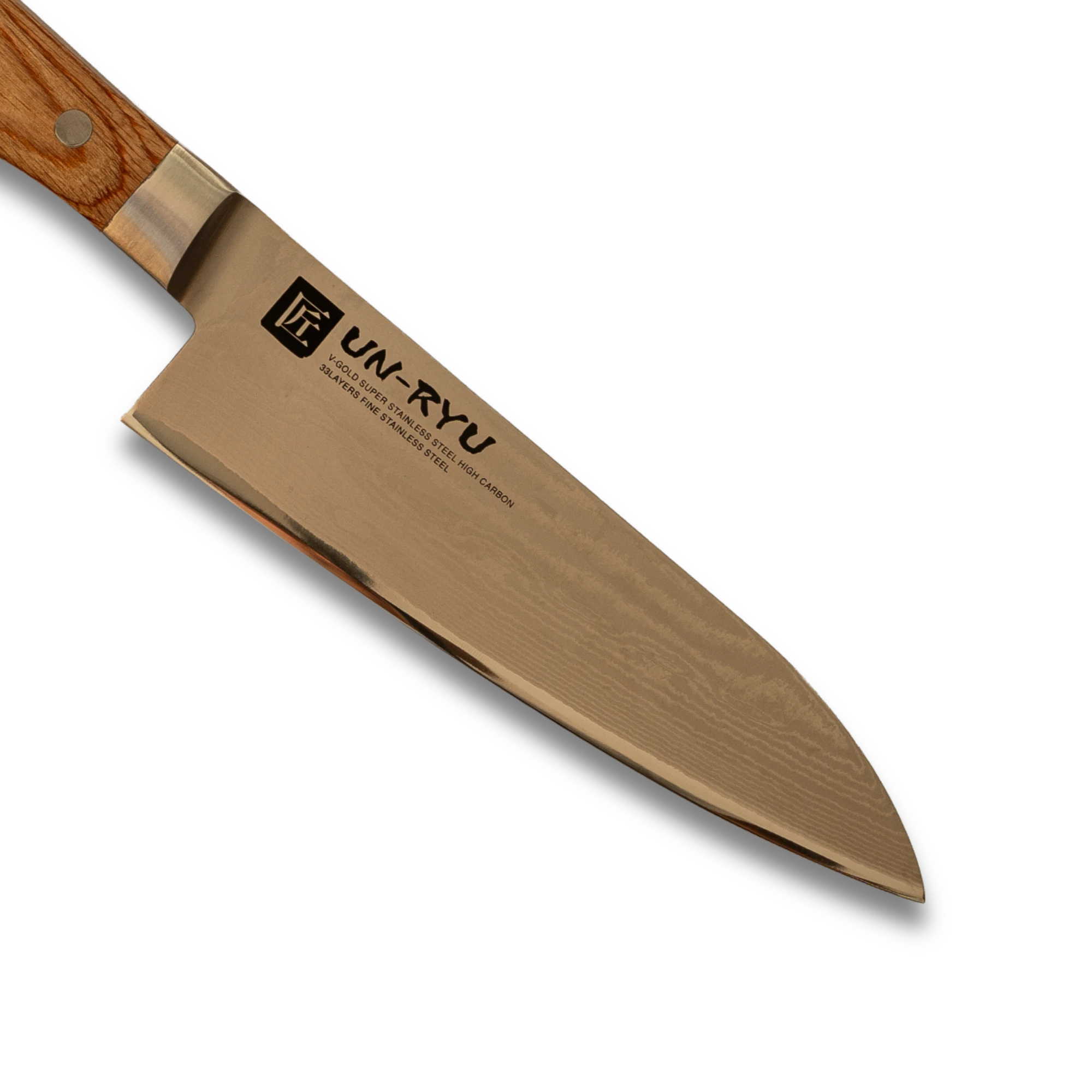 UN-RYU Santoku Knife 170mm – VG10 Japanese Stainless Steel