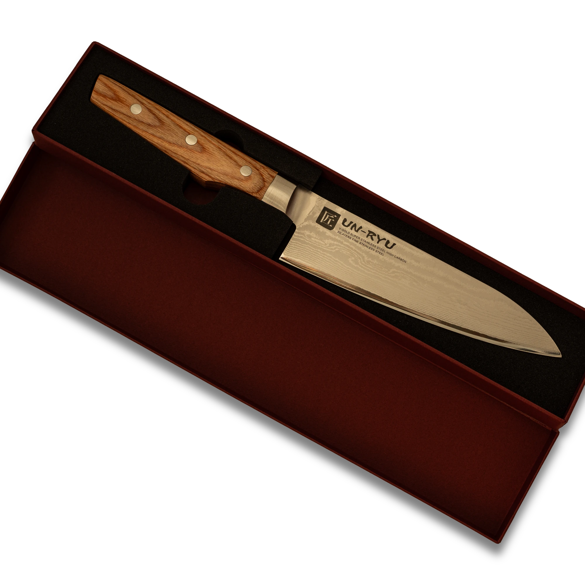UN-RYU Santoku Knife 170mm – VG10 Japanese Stainless Steel