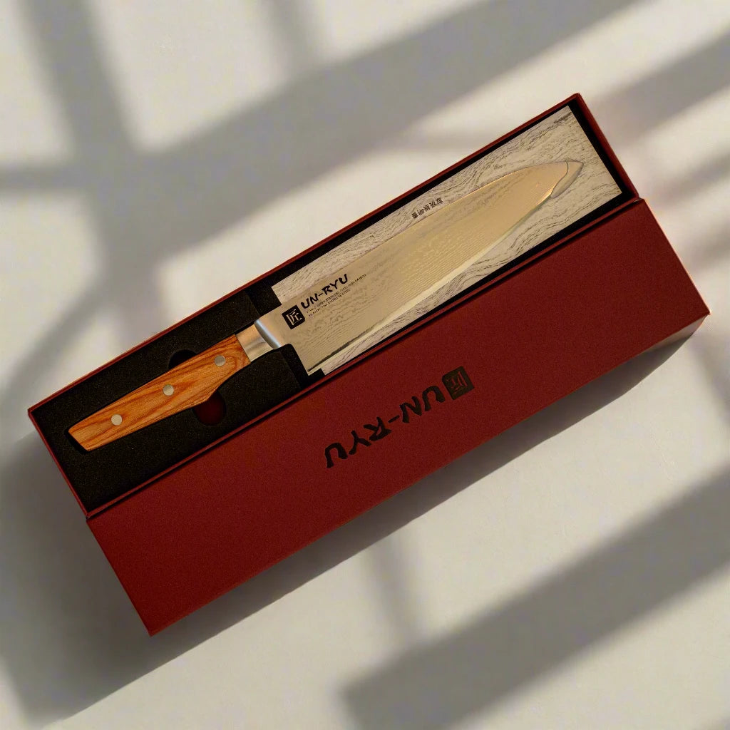 UN-RYU Gyuto Knife 210mm – VG10 Japanese Knife