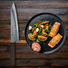 KANETSUNE 860 Ichizu Series Santoku Knife 180mm