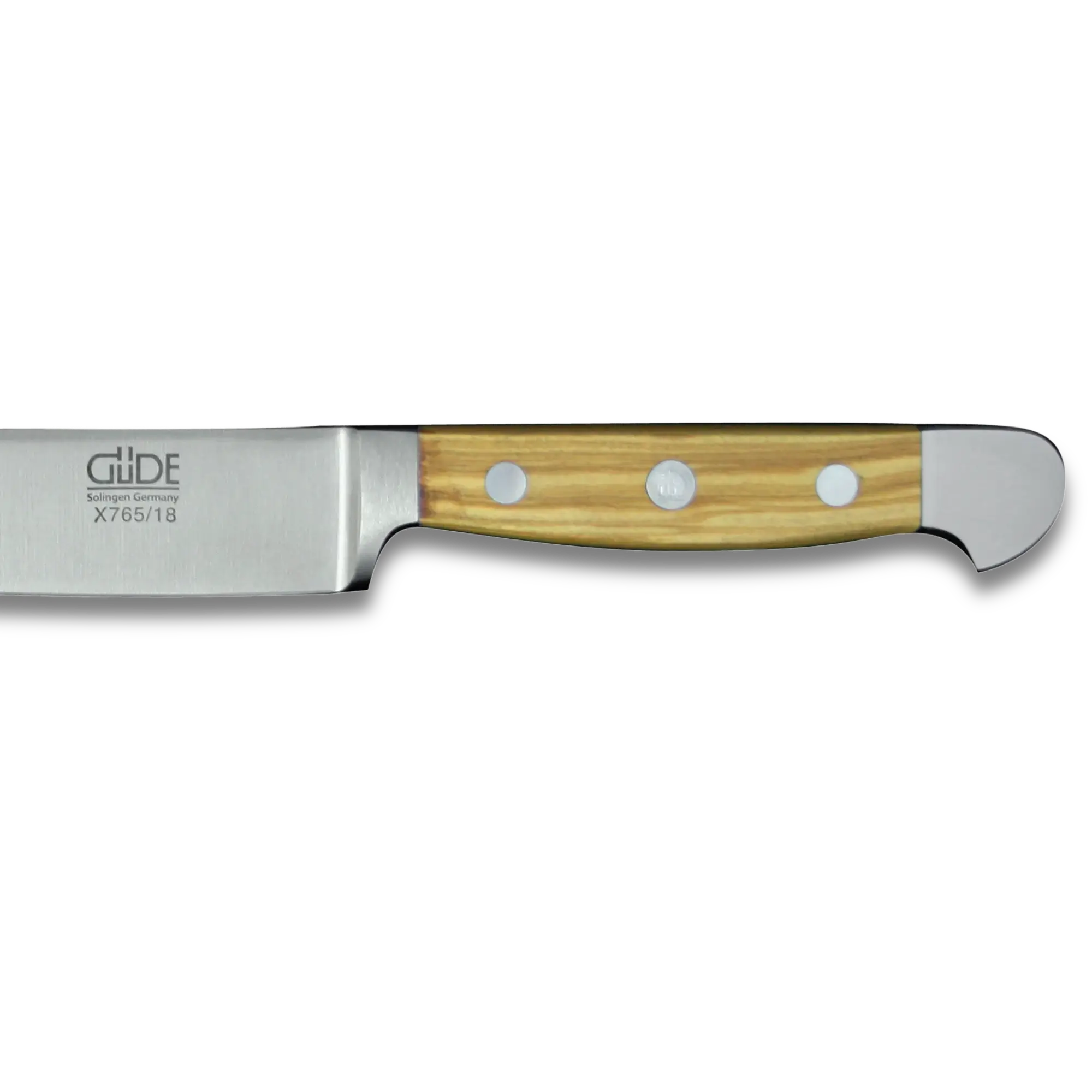 ALPHA OLIVE | Fillet Knife 18cm (Flexible) | Forged Steel / Olive wood handle