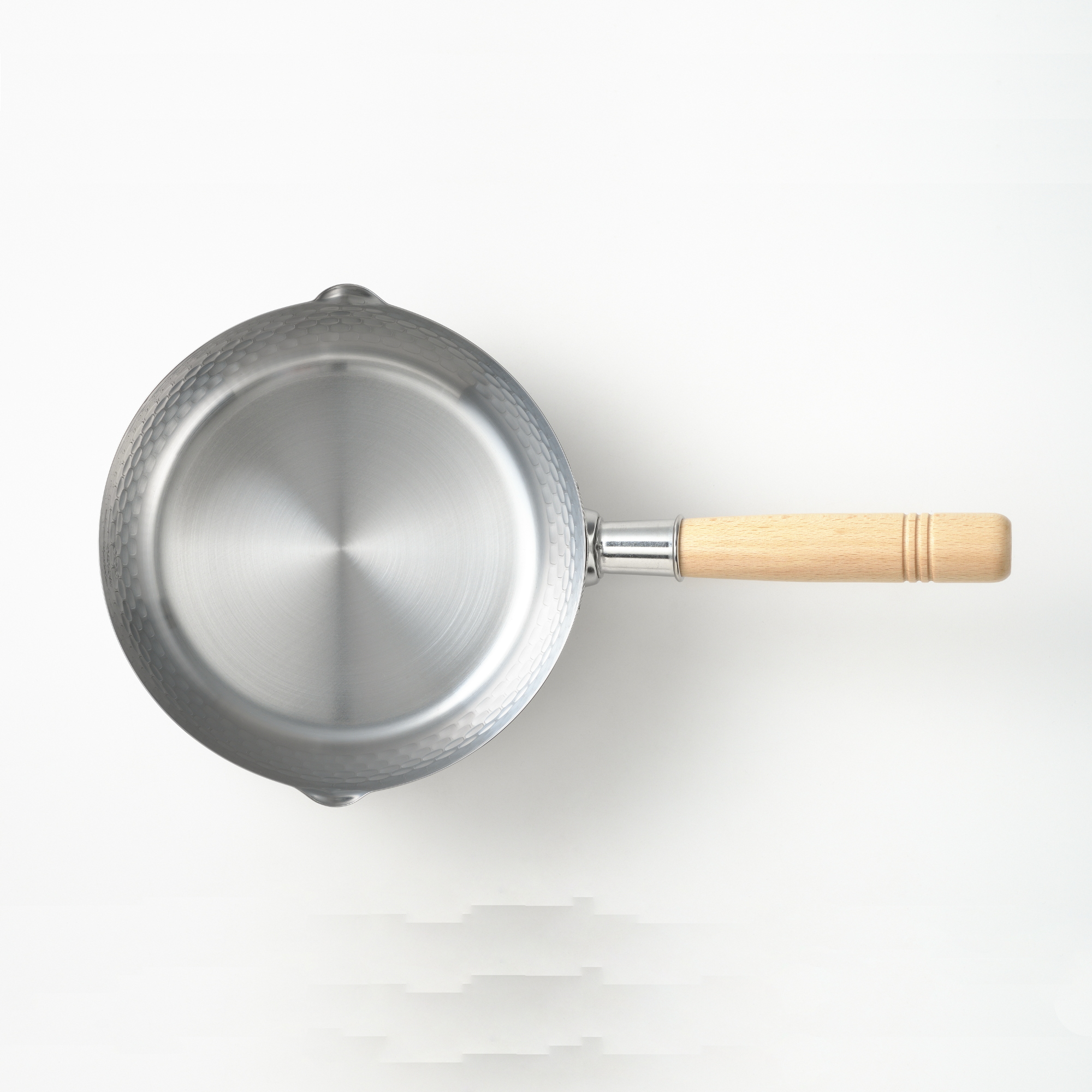 Yoshikawa Yukihira Saucepan 20 cm | 2.1 L Stainless Steel with Wooden Handle