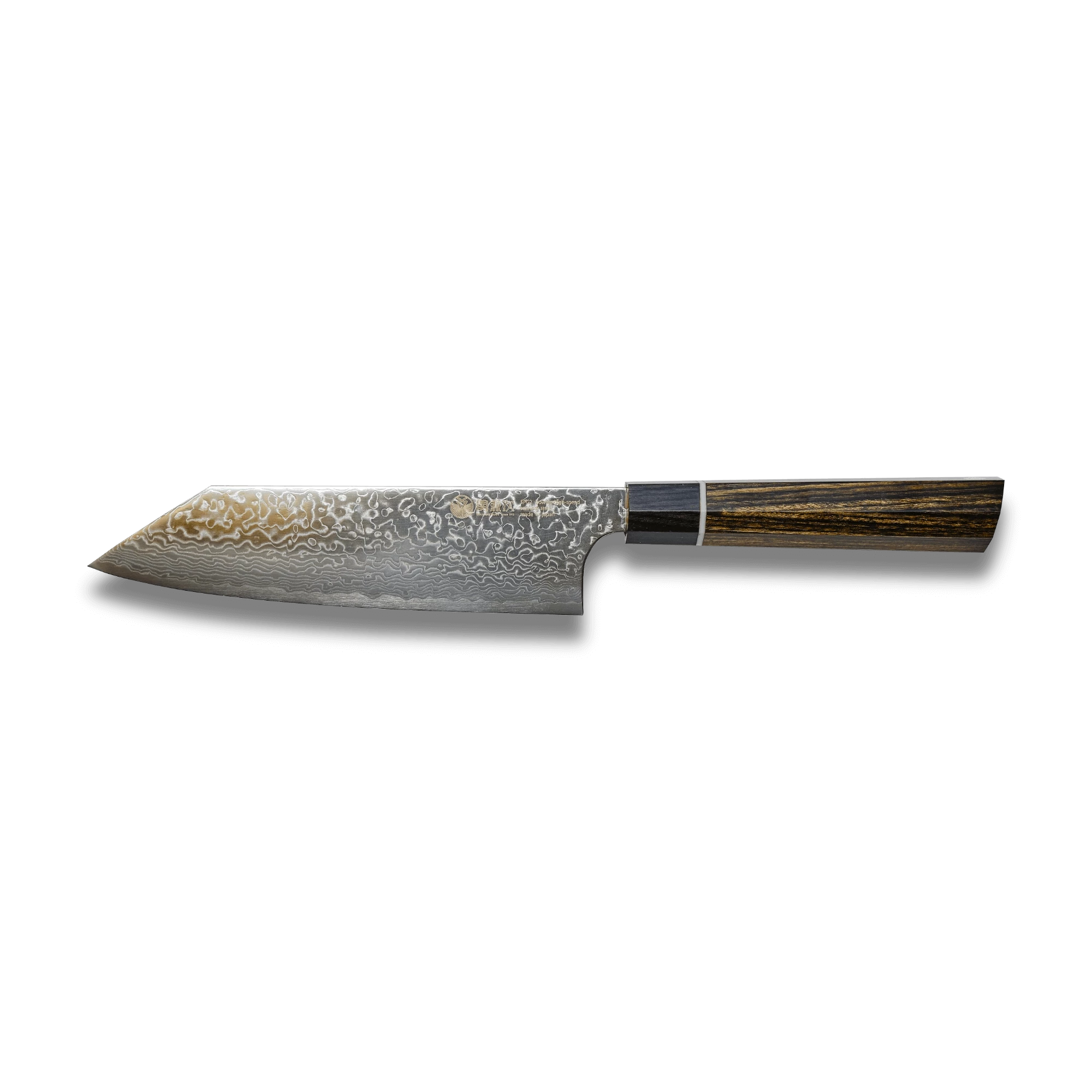 ZUIUN Japan | Handmade Kiritsuke Santoku Knife Damascus Steel 180mm