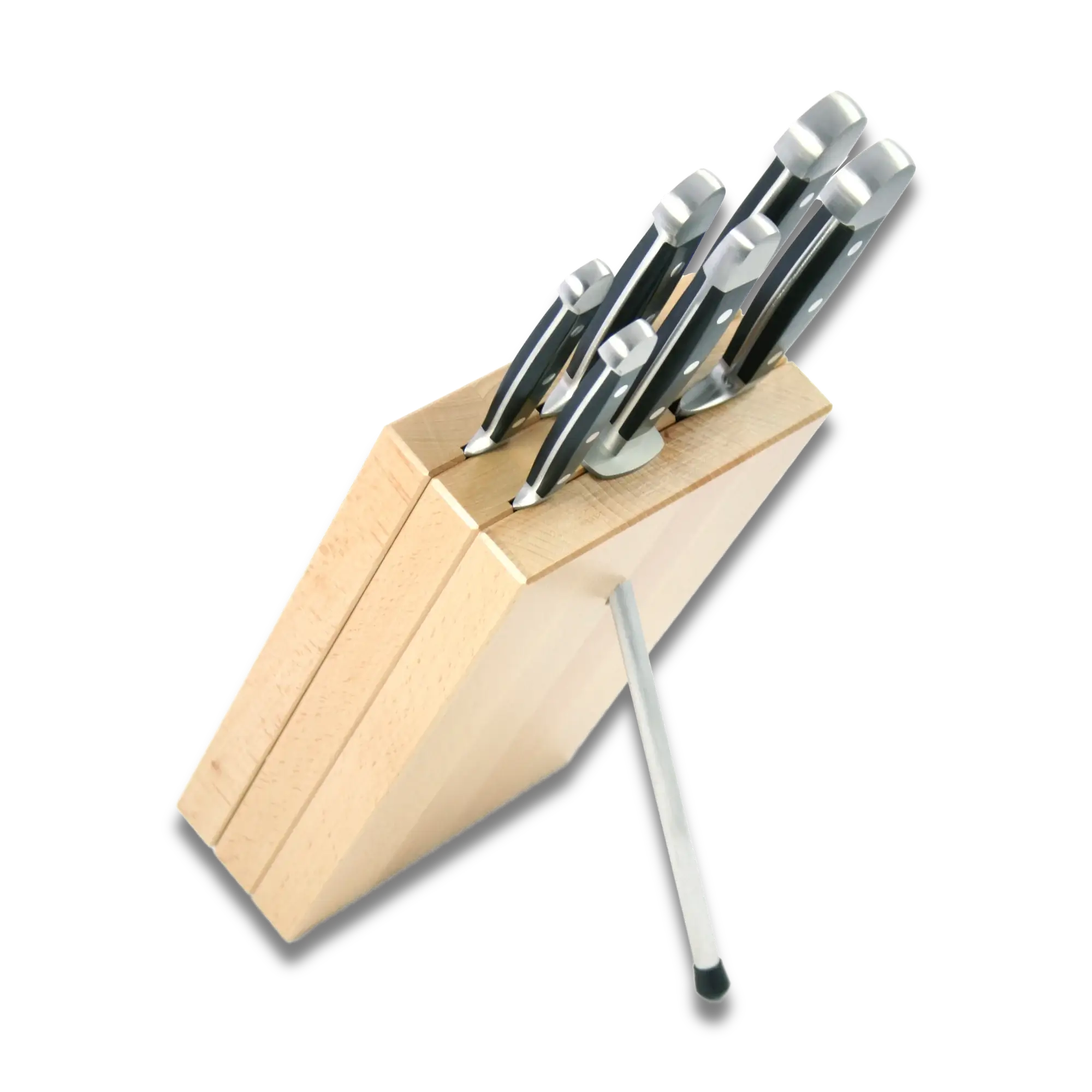 Knife Block Milly Beech Wood - (Knife not included)