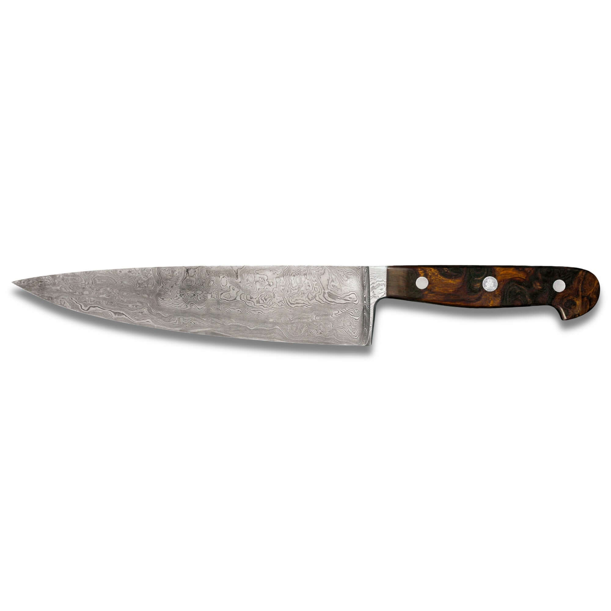 Couteau de chef | Couteau de chef en acier Damas Lame de 8,26 pouces