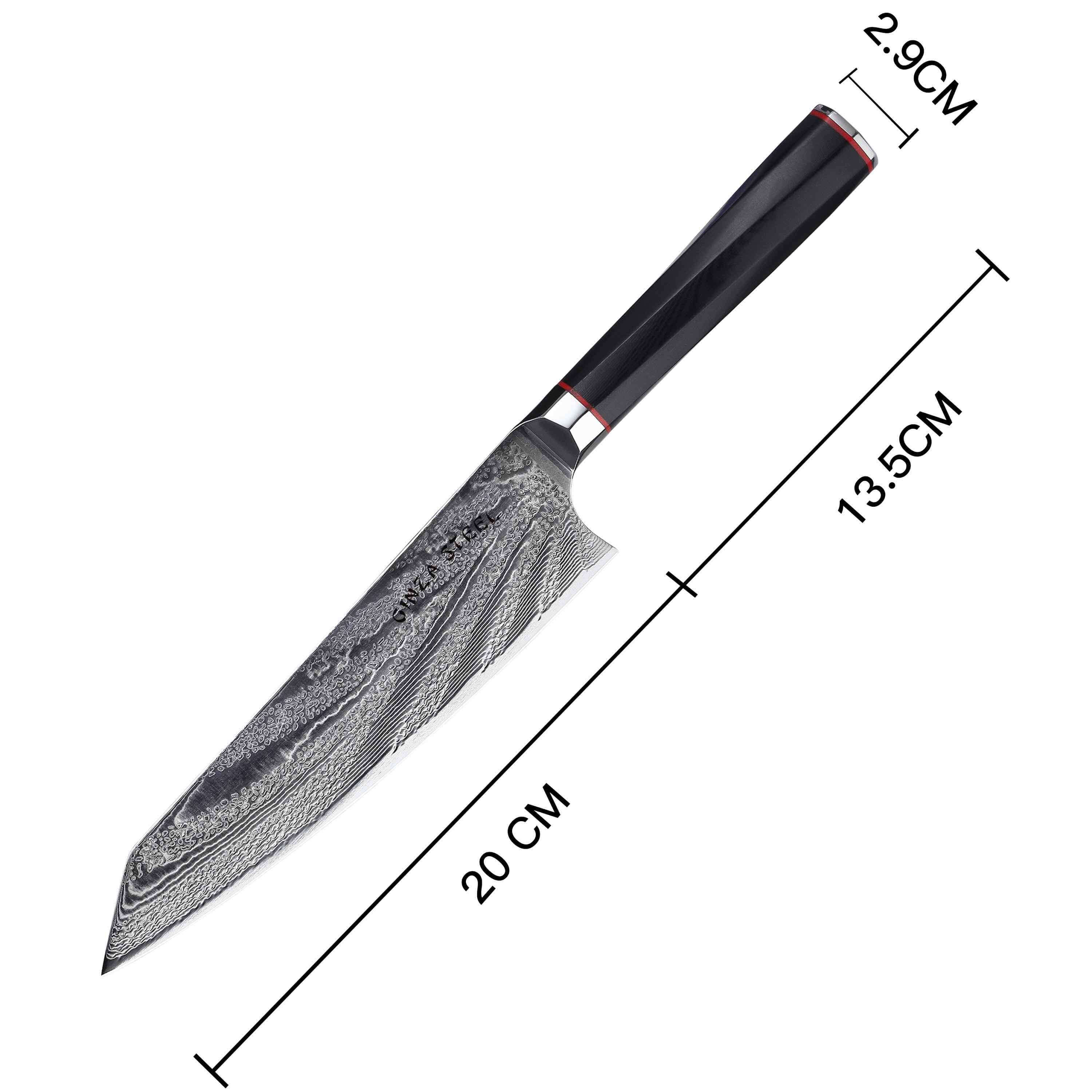 KATANA 20 |  Chef Knife 8" Damascus VG10 Steel 67 layer / G10 Handle