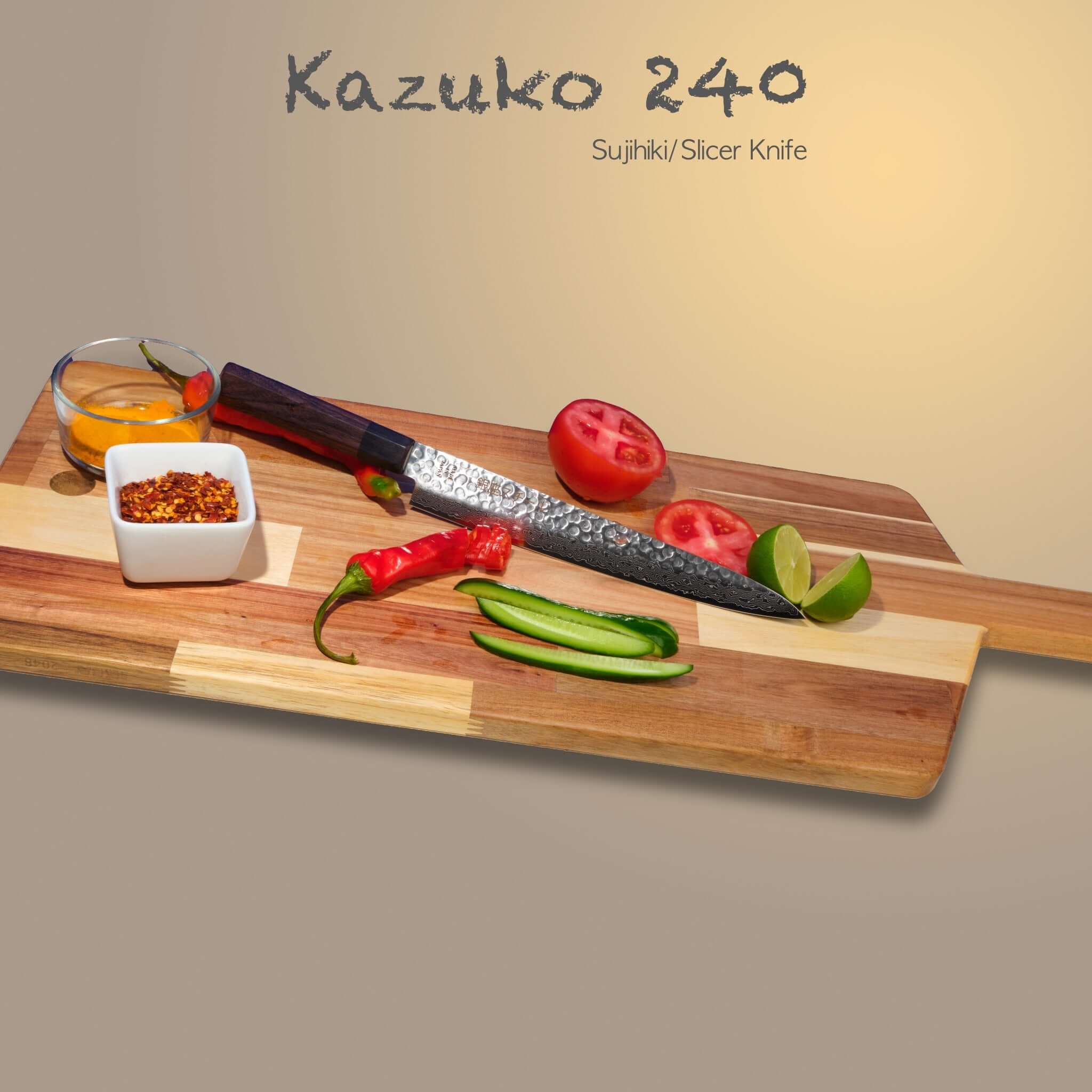 Ginza Steel Handmade Sujihiki knife
